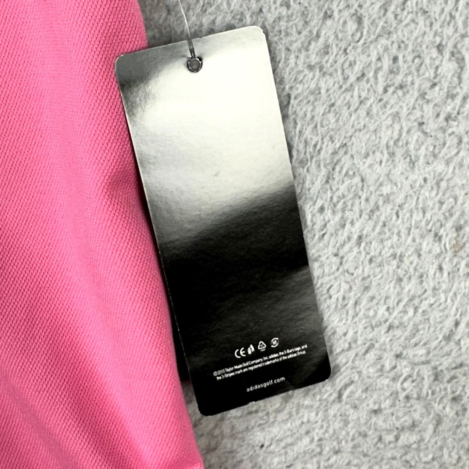 Adidas Adidas Adult Mens Golf Polo Shirt 2XL Pink Performance Logo Rugby NEW Polo Shirt Men's Golf Pink 2XL Adidas Size US XXL / EU 58 / 5 - 2 Thumbnail
