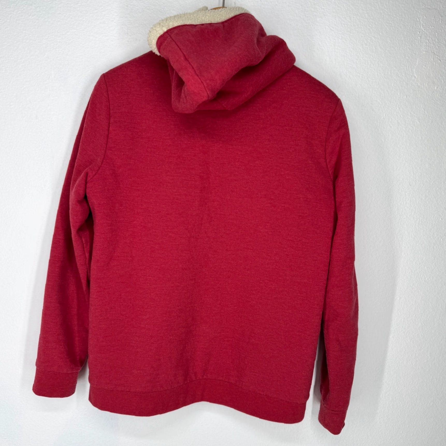 Eddie Bauer Eddie Bauer Womens Red Sherpa Lined Full Zip Hoodie Sweatshirt M Gorpcore Size M / US 6-8 / IT 42-44 - 6 Thumbnail