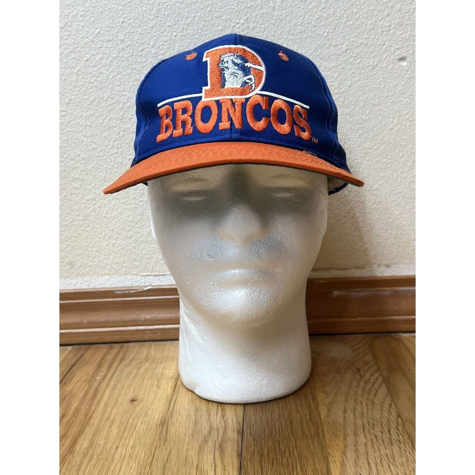 The Game The Game Denver Broncos NFL Blue Orange Snapback Hat Cap Size ONE SIZE - 1 Thumbnail