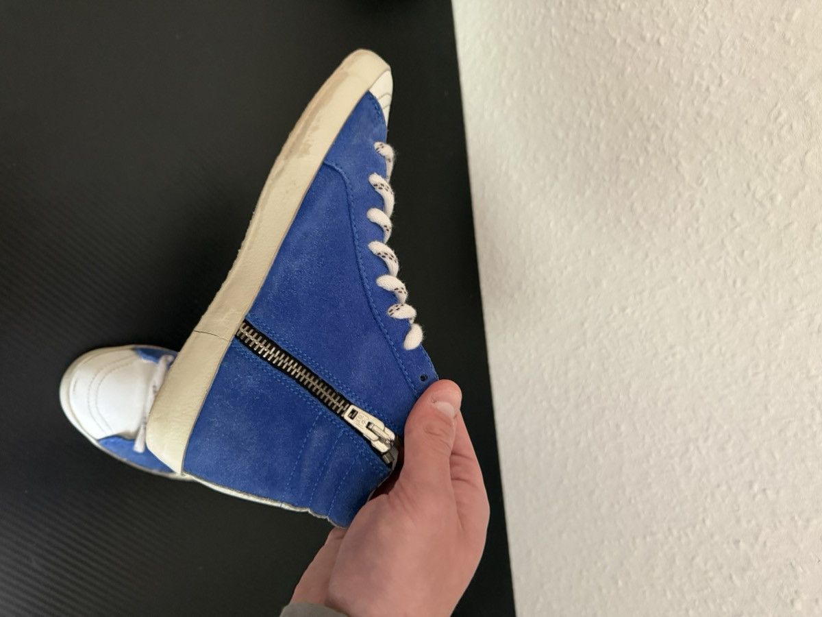Golden Goose Golden Goose Slide High Top Sneakers Blue/White Red Star Size US 4 / IT 34 - 7 Thumbnail