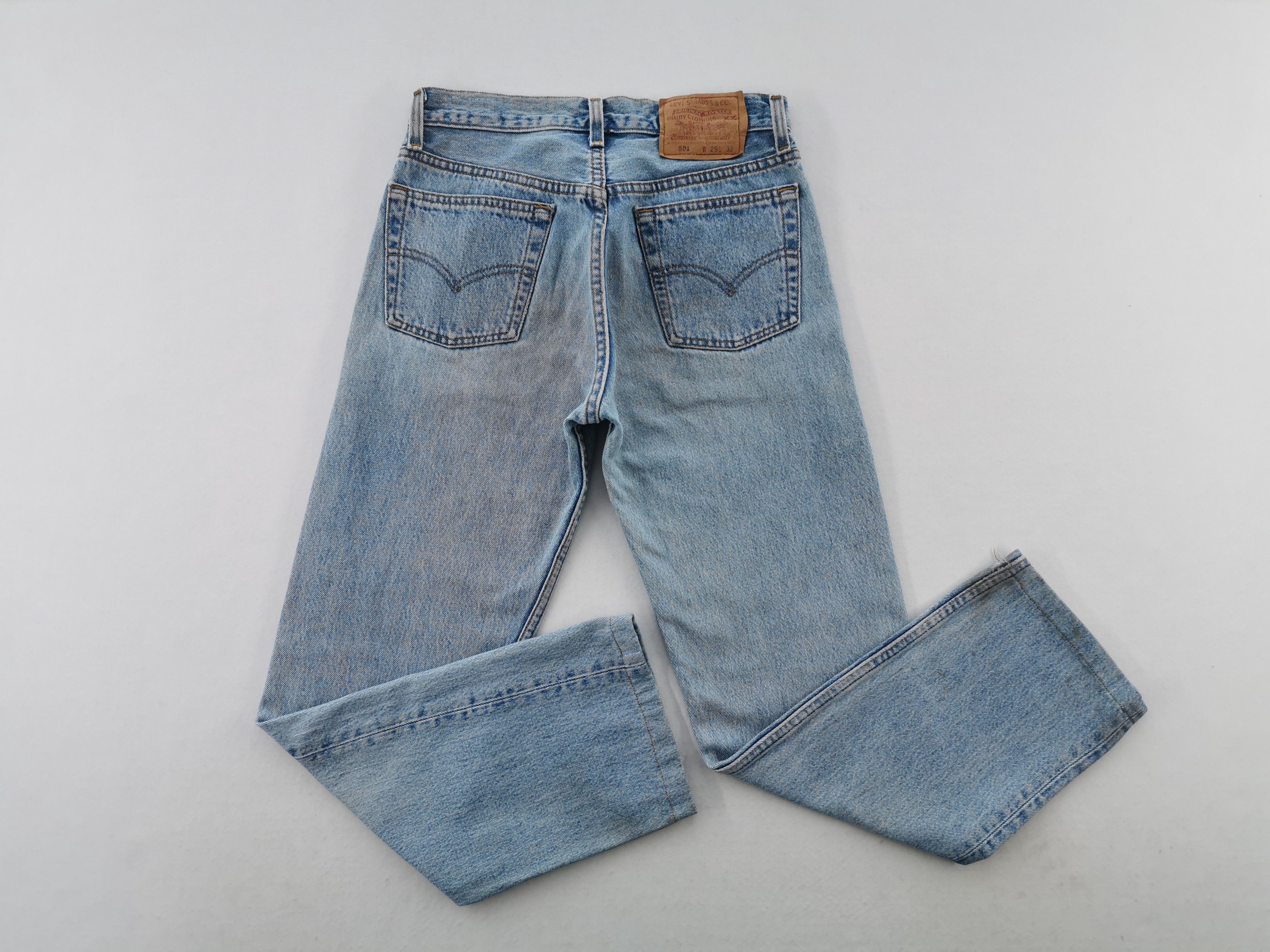 Levi's Distressed Vintage 90's Levis Lot 501 Denim Made In USA Size US 28 / EU 44 - 1 Thumbnail