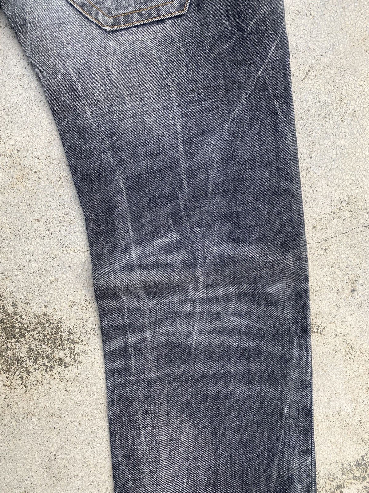 If Six Was Nine Japanese Brand Semantic Clawmark Straightcut Denim Jeans Size US 31 - 20 Thumbnail
