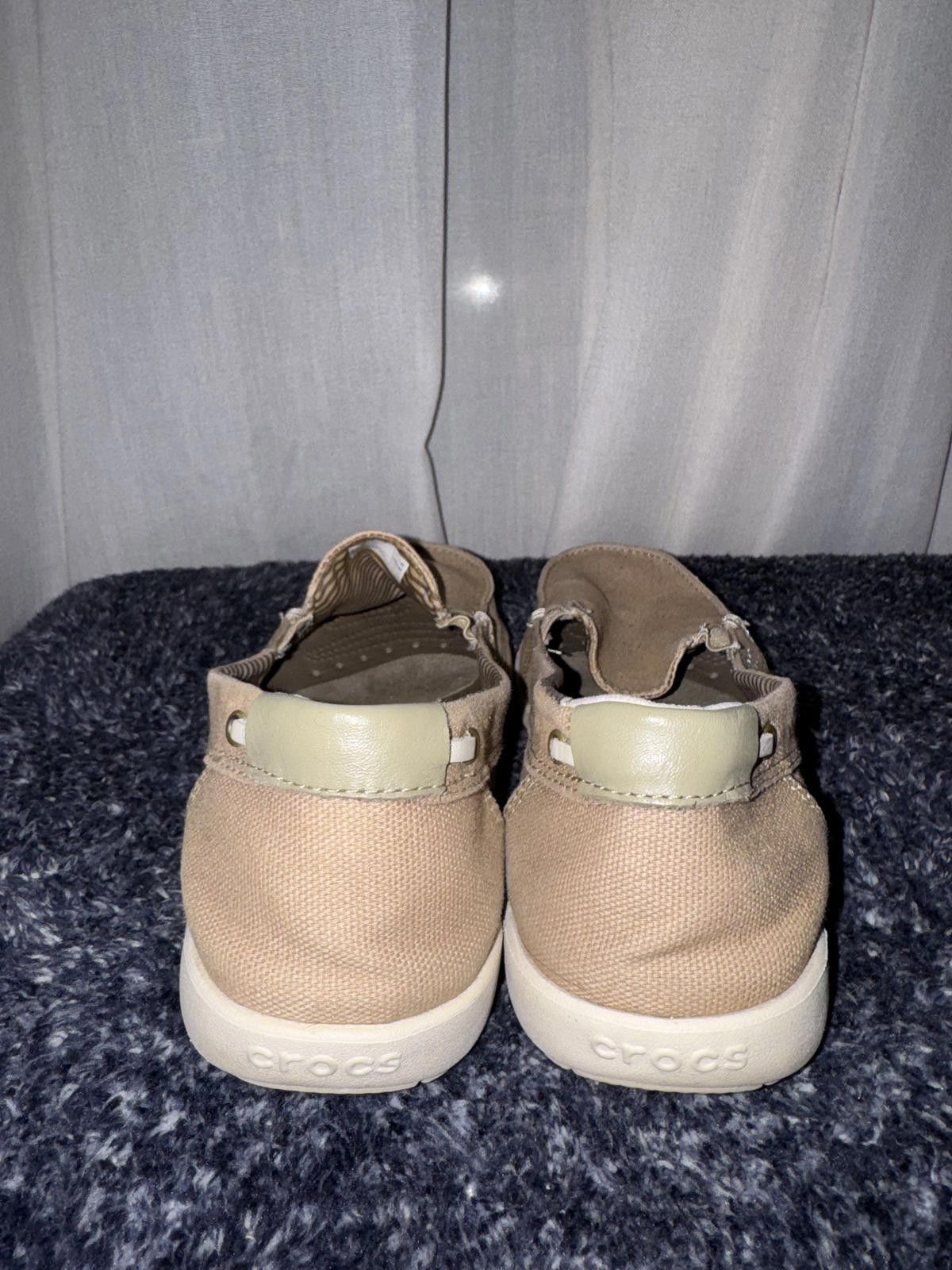 Crocs Crocs Beige Slip-On Casual Shoes Size US 9 / IT 39 - 3 Thumbnail