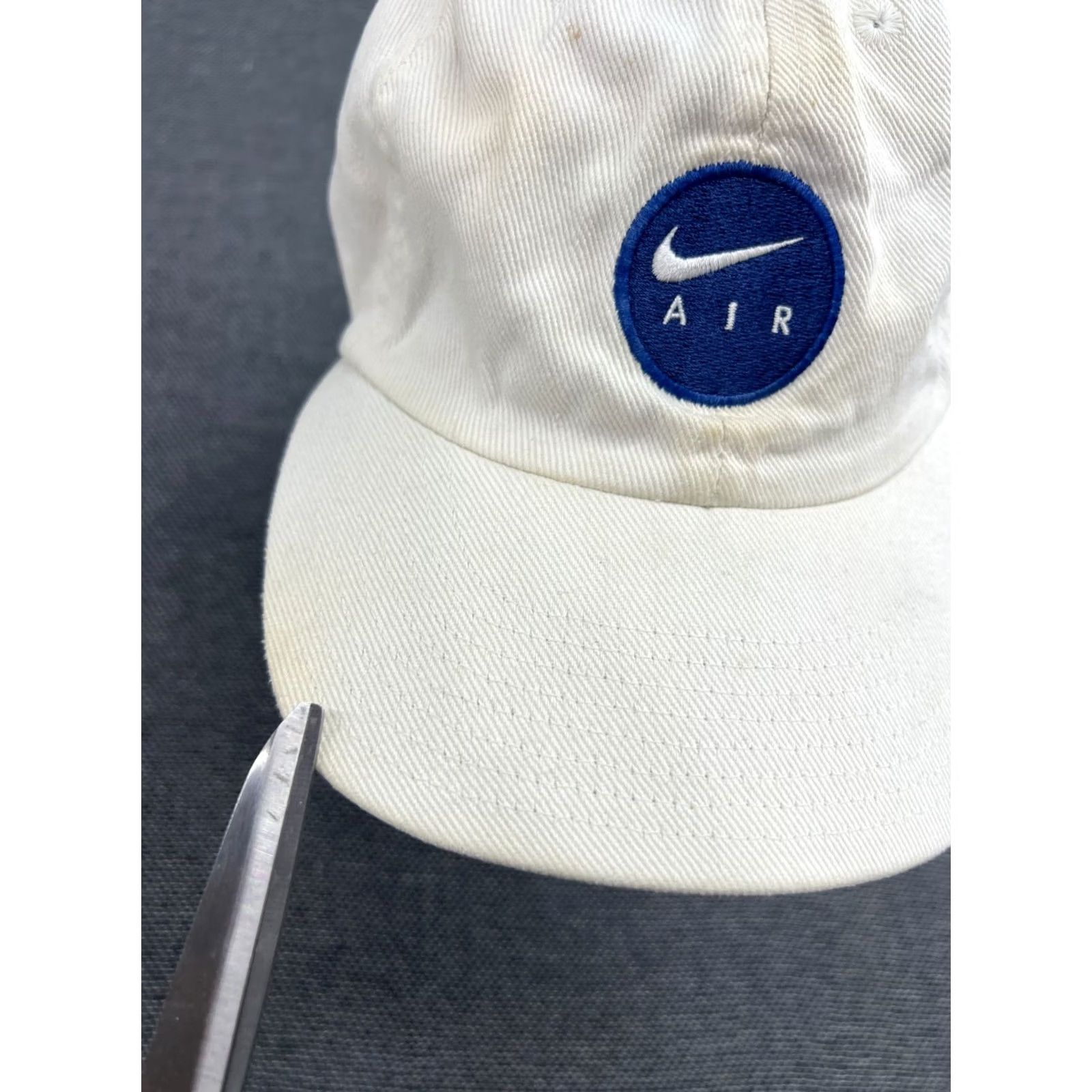 Nike VINTAGE Nike Air 7 Panel Cap White 90s Adjustable Strap Mens Size ONE SIZE - 5 Thumbnail