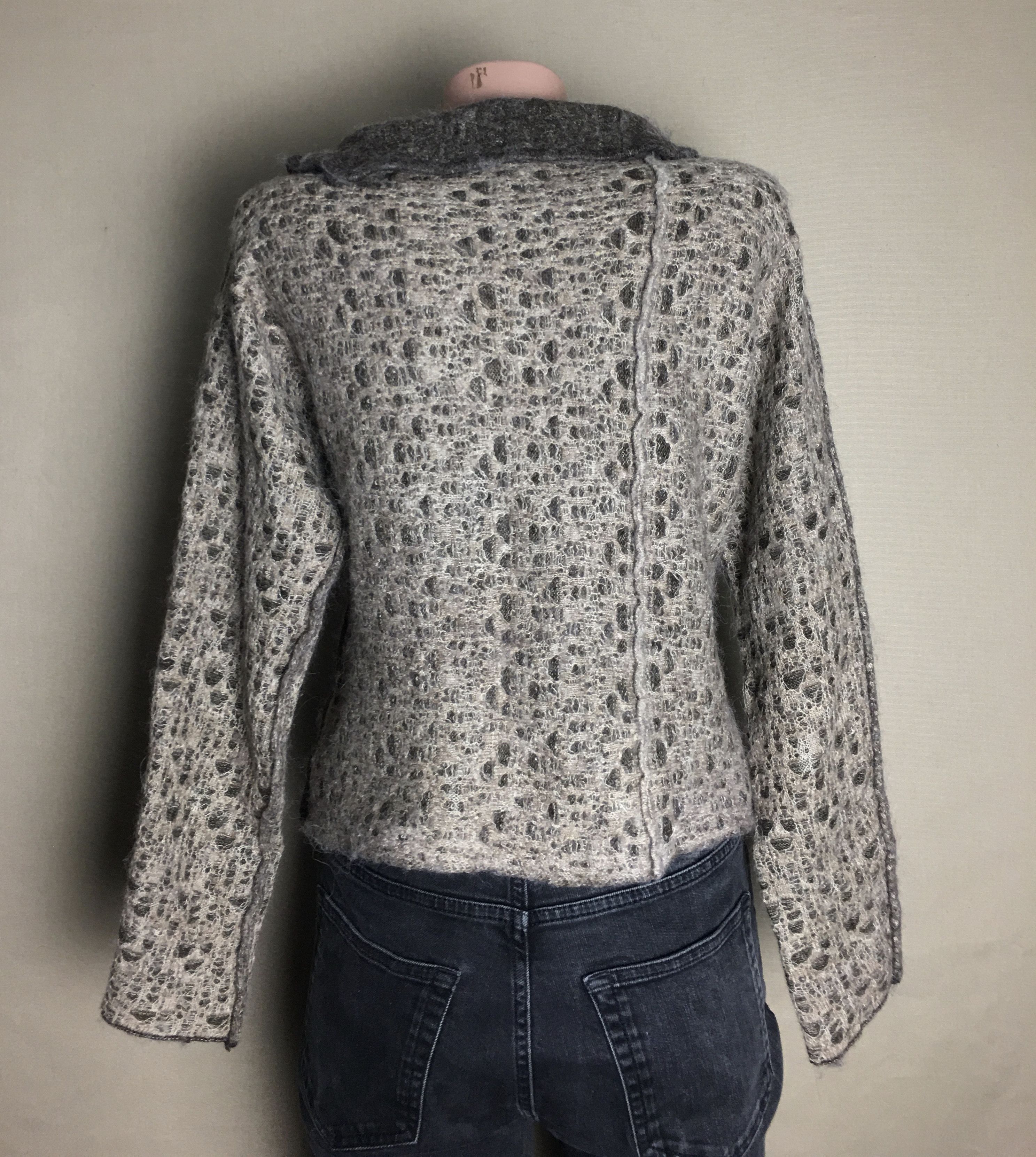 Designer × OSKA OSKA Wool Blend Angora Womens Knit Sweater Size S / US 4 / IT 40 - 3 Thumbnail
