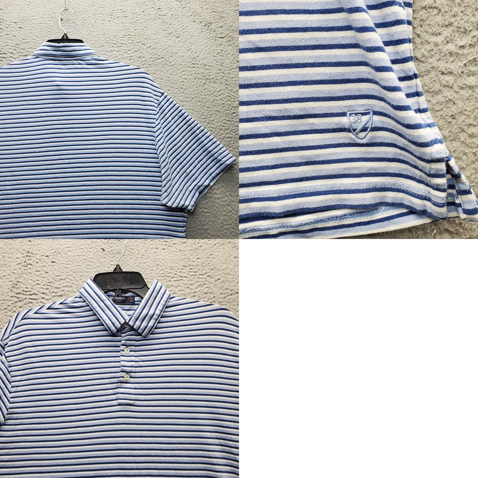 Cremieux Cremieux Classics Polo Shirt Mens XXL Multicolor Striped Short Sleeve Polo Shirt Size US XXL / EU 58 / 5 - 8 Thumbnail