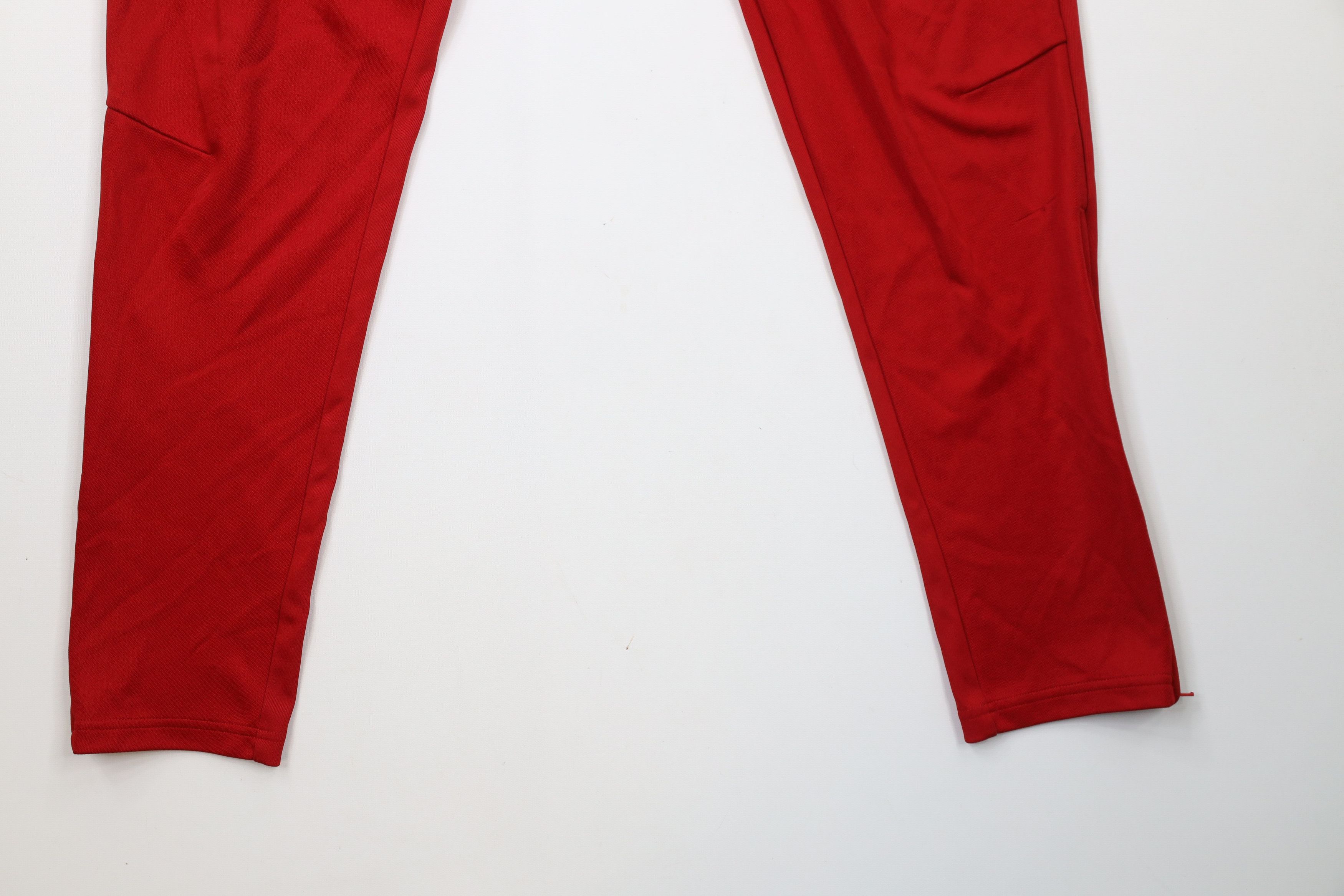 Adidas × Vintage Vintage Y2K Adidas Striped Tapered Soccer Warm Up Pants Red Size US 36 / EU 52 - 4 Thumbnail