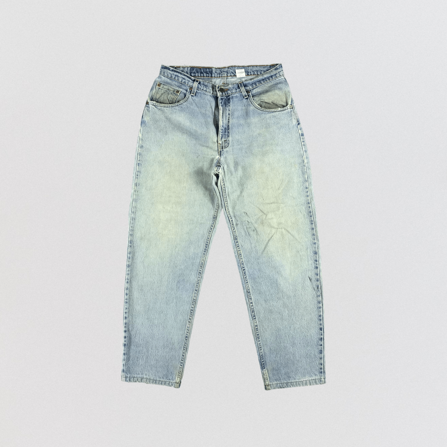 Levi's × Vintage 90s Vintage Light Wash Levis 560 Jeans-JM2312 Size US 35 - 1 Thumbnail