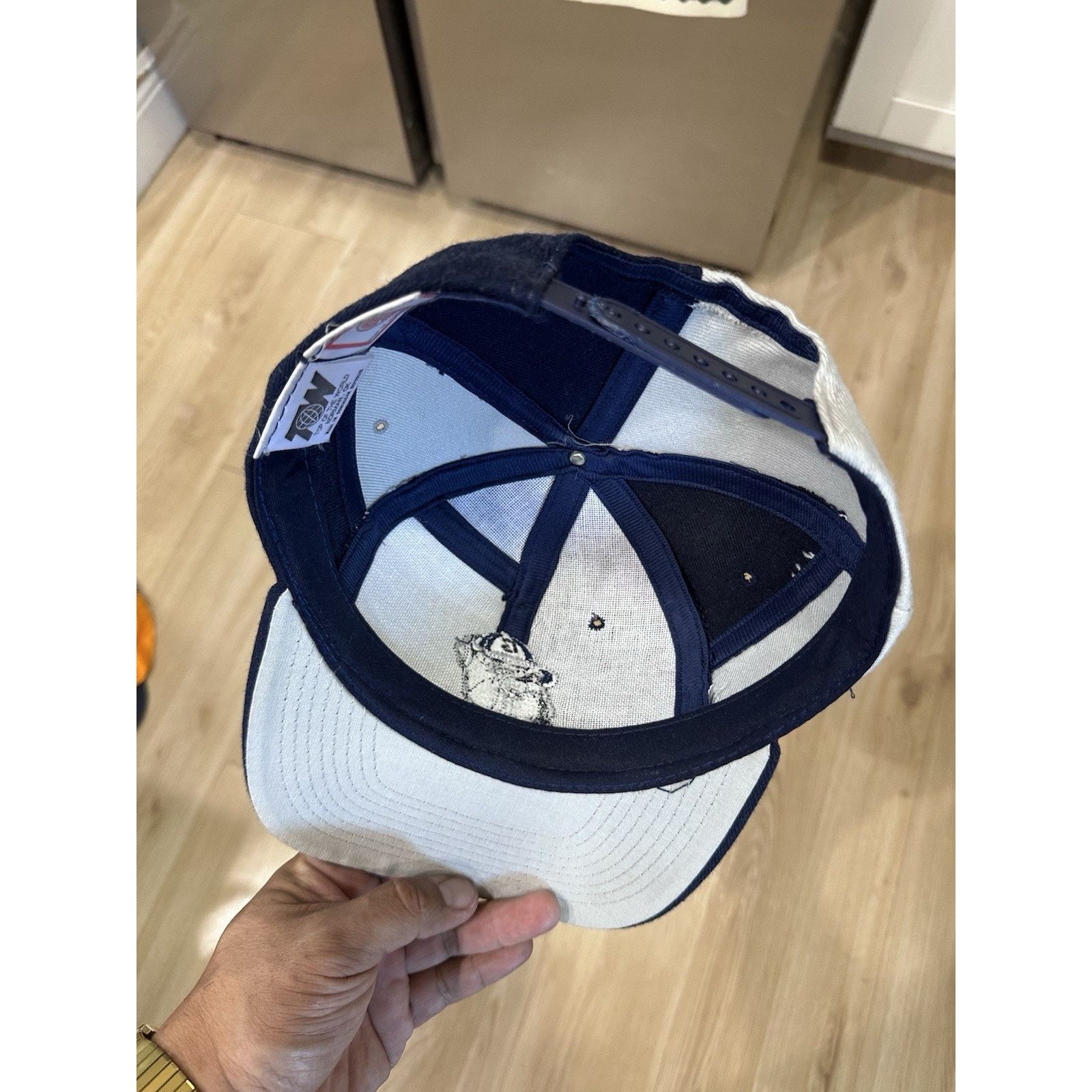 Top Of The World Vintage Georgetown Hoyas Patchwork by TOW Snapback Hat Size ONE SIZE - 5 Thumbnail