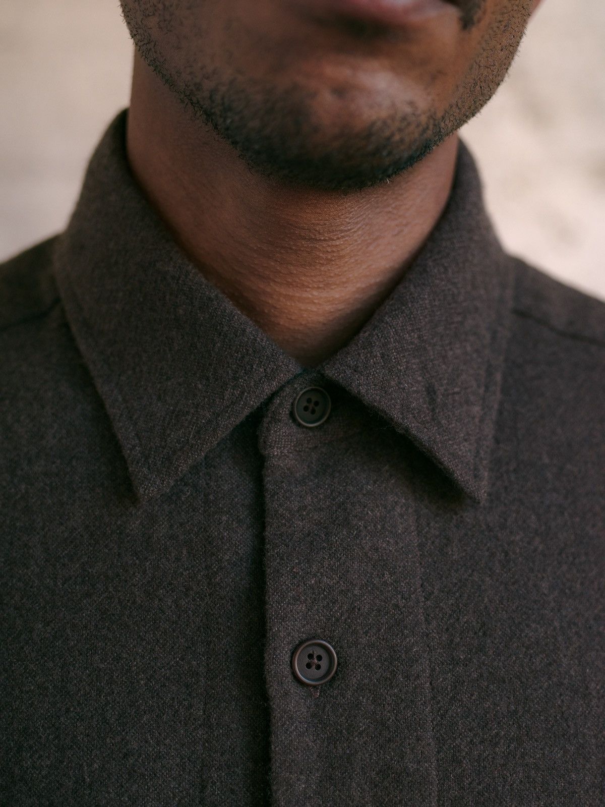 Evan Kinori Evan Kinori Big Shirt - Brushed Cashmere / Cotton Size M Size US M / EU 48-50 / 2 - 1 Thumbnail