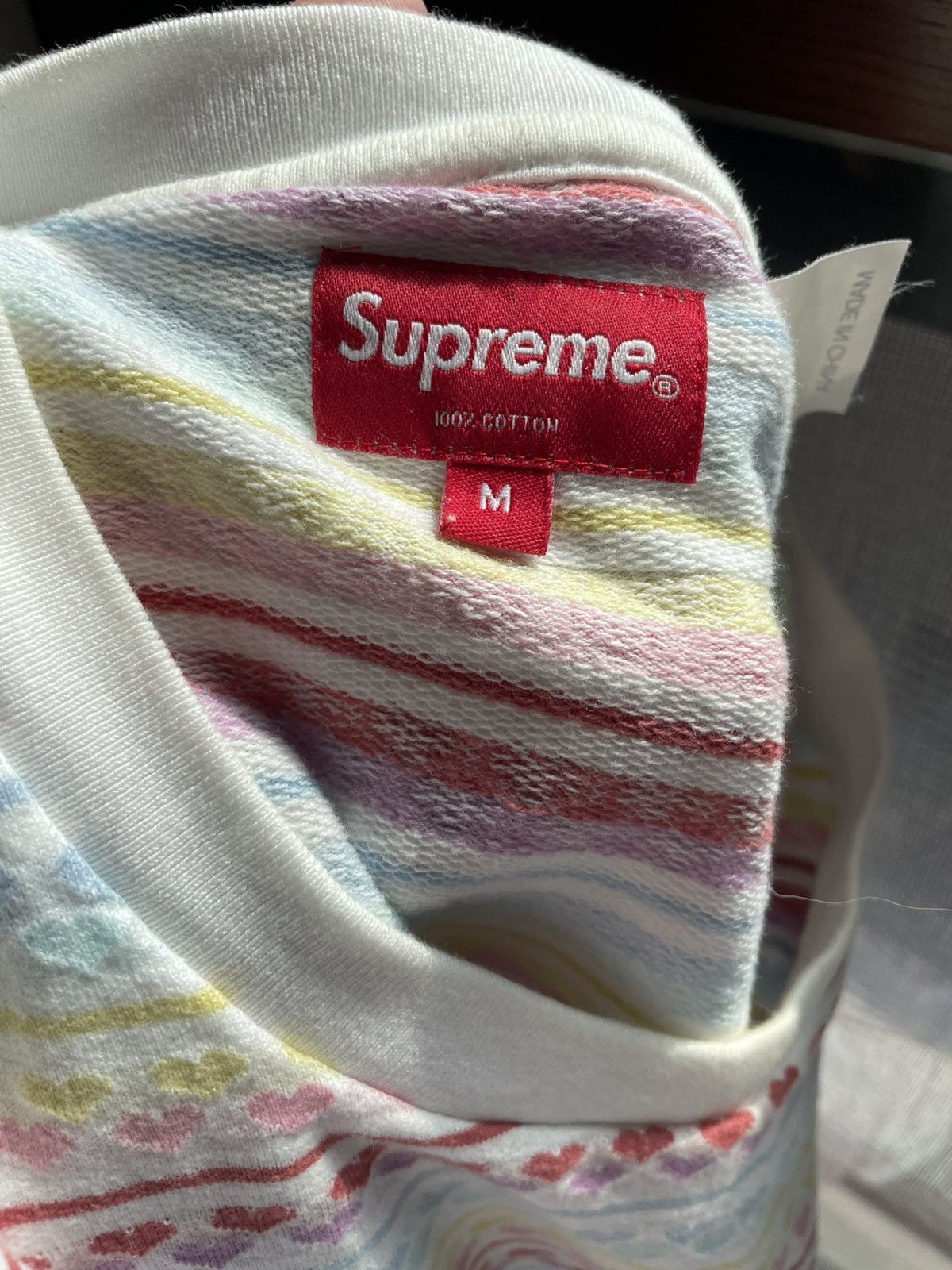 Supreme Supreme Hearts Jacquard Tee Size US M / EU 48-50 / 2 - 2 Thumbnail
