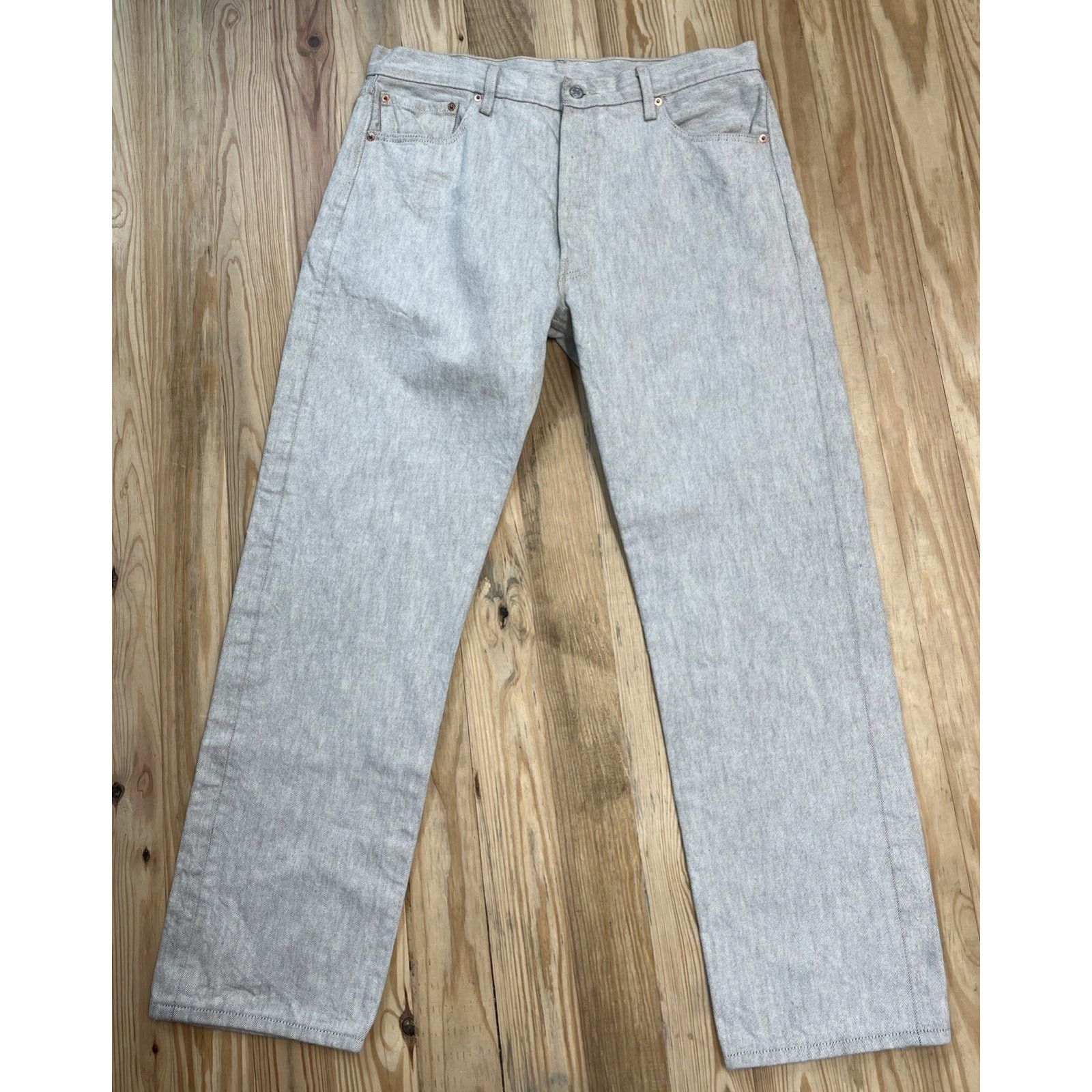 Levi's Vintage Levis 501 Jeans Mens 38x34(36x34) Gray Size US 38 / EU 54 - 1 Thumbnail