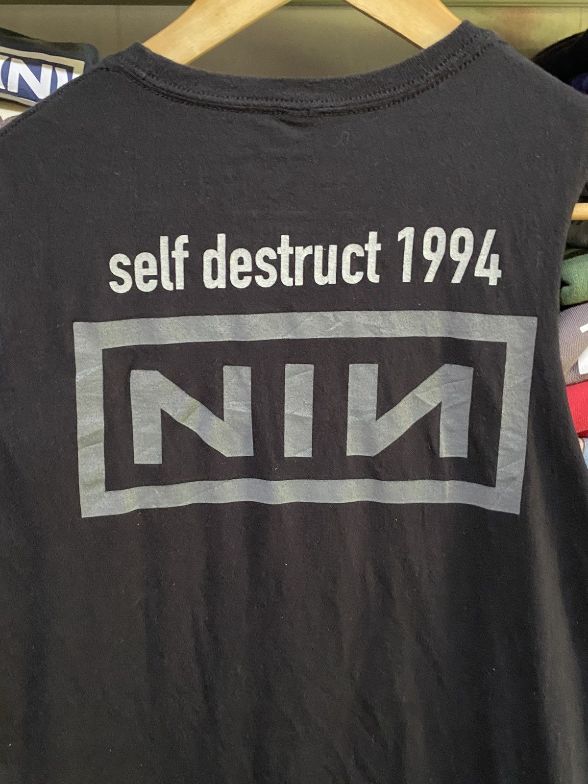 Band Tees Vintage Nine inch nails self destruct 1994 sleeveless Size US S / EU 44-46 / 1 - 5 Thumbnail