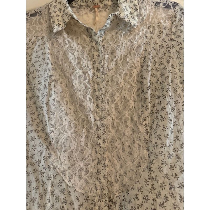 Free People Free People All That Glitters Button Down S NWT Size S / US 4 / IT 40 - 5 Thumbnail