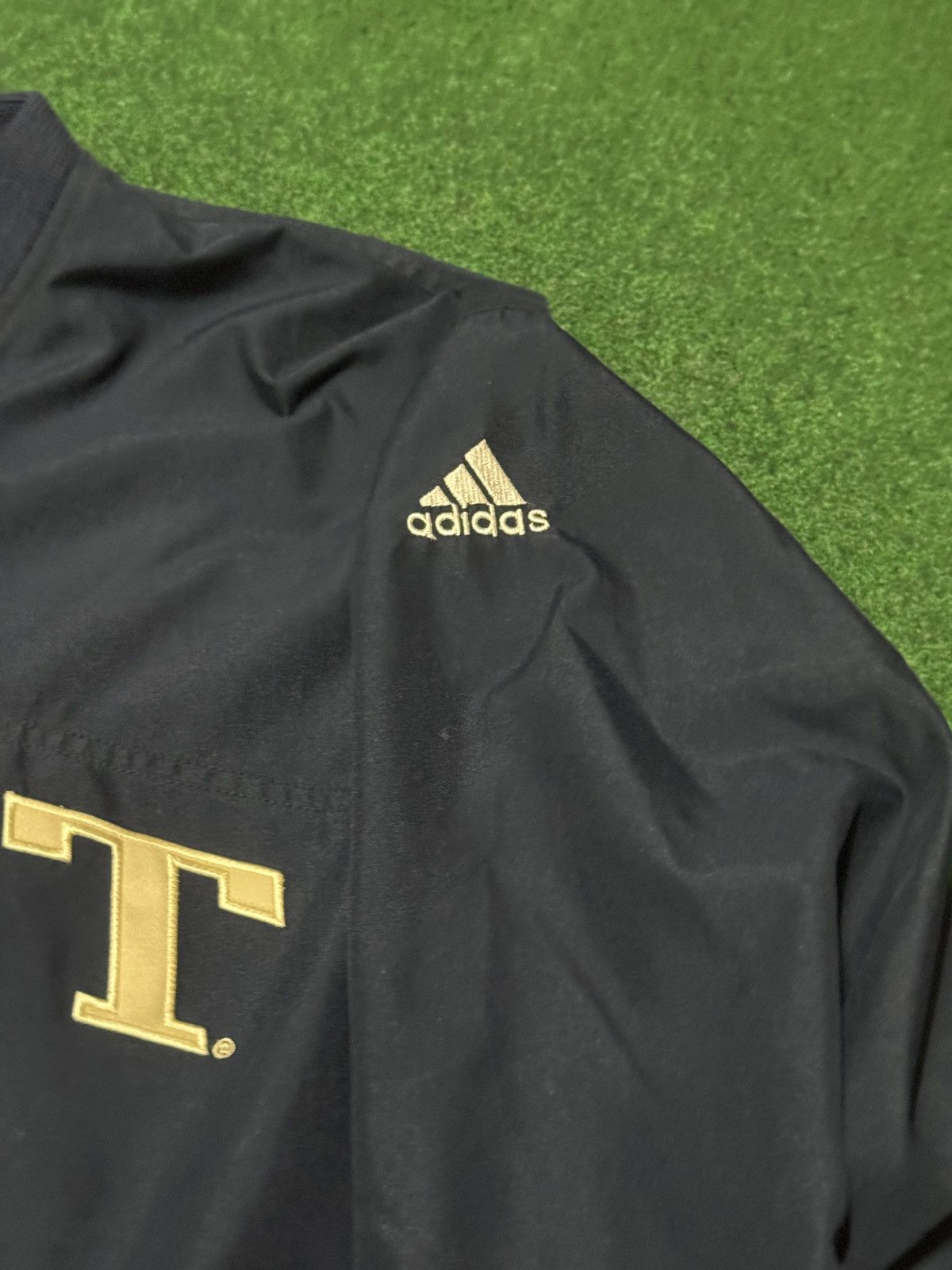 Adidas × Vintage Vintage 90s University Of Pittsburgh Panthers Windbreaker Size US XL / EU 56 / 4 - 4 Thumbnail