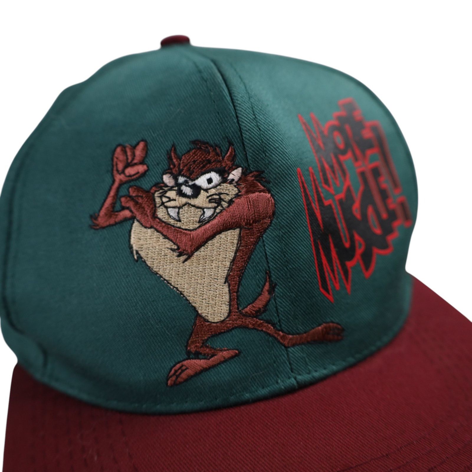 Vintage Vintage Looney Tunes Taz More Muscle to Hustle Snapback Hat. Size ONE SIZE - 3 Thumbnail