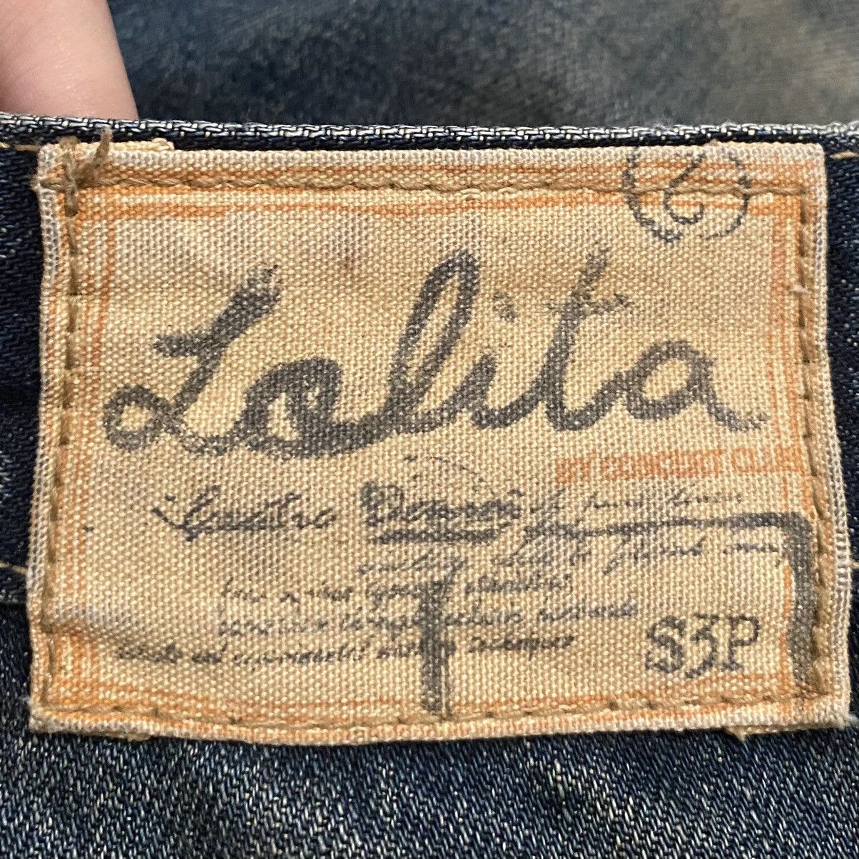 14th Addiction × Japanese Brand × Vintage Vintage Japanese Brand Lolita Waxed Jeans 2000s Size US 30 / EU 46 - 9 Thumbnail