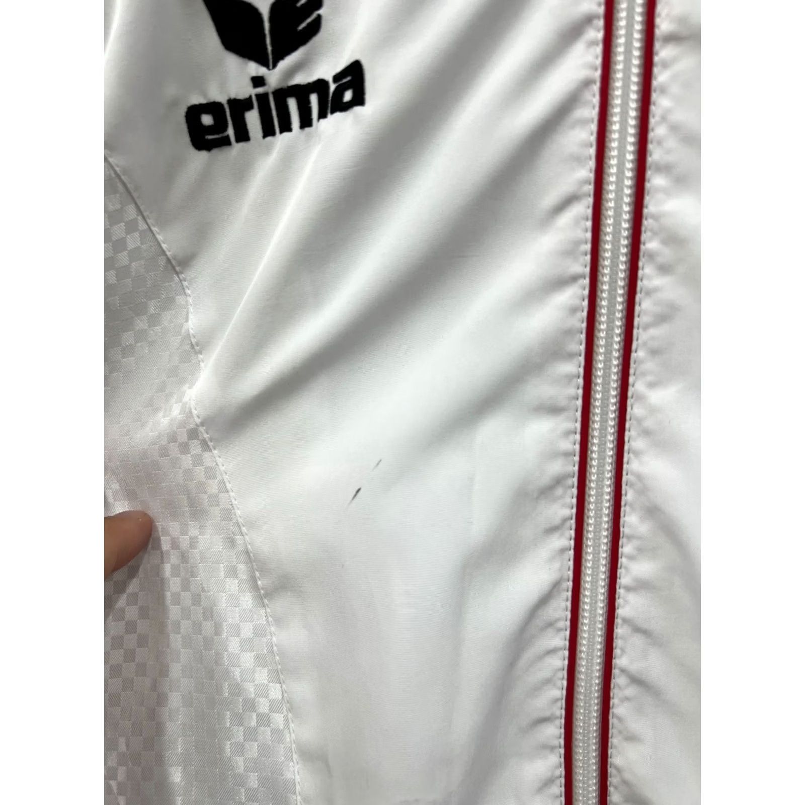 Erima ERIMA Austria Olympic Team Track Jacket Women M White 100% Polyester Zip Long Sleeve Activewear Shirt Womens Jacket Size M / US 6-8 / IT 42-44 - 4 Thumbnail