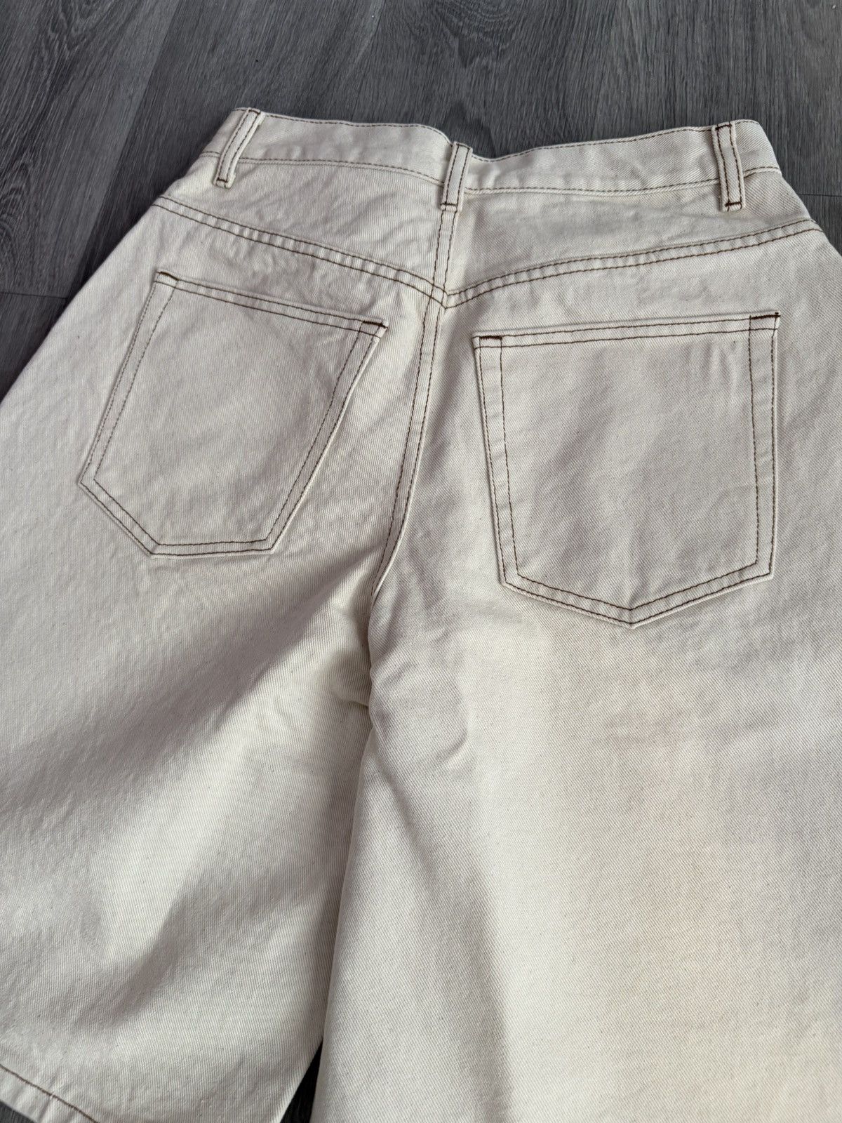 The GV Gallery The GV Gallery Cream Shorts Size US 28 / EU 44 - 6 Thumbnail
