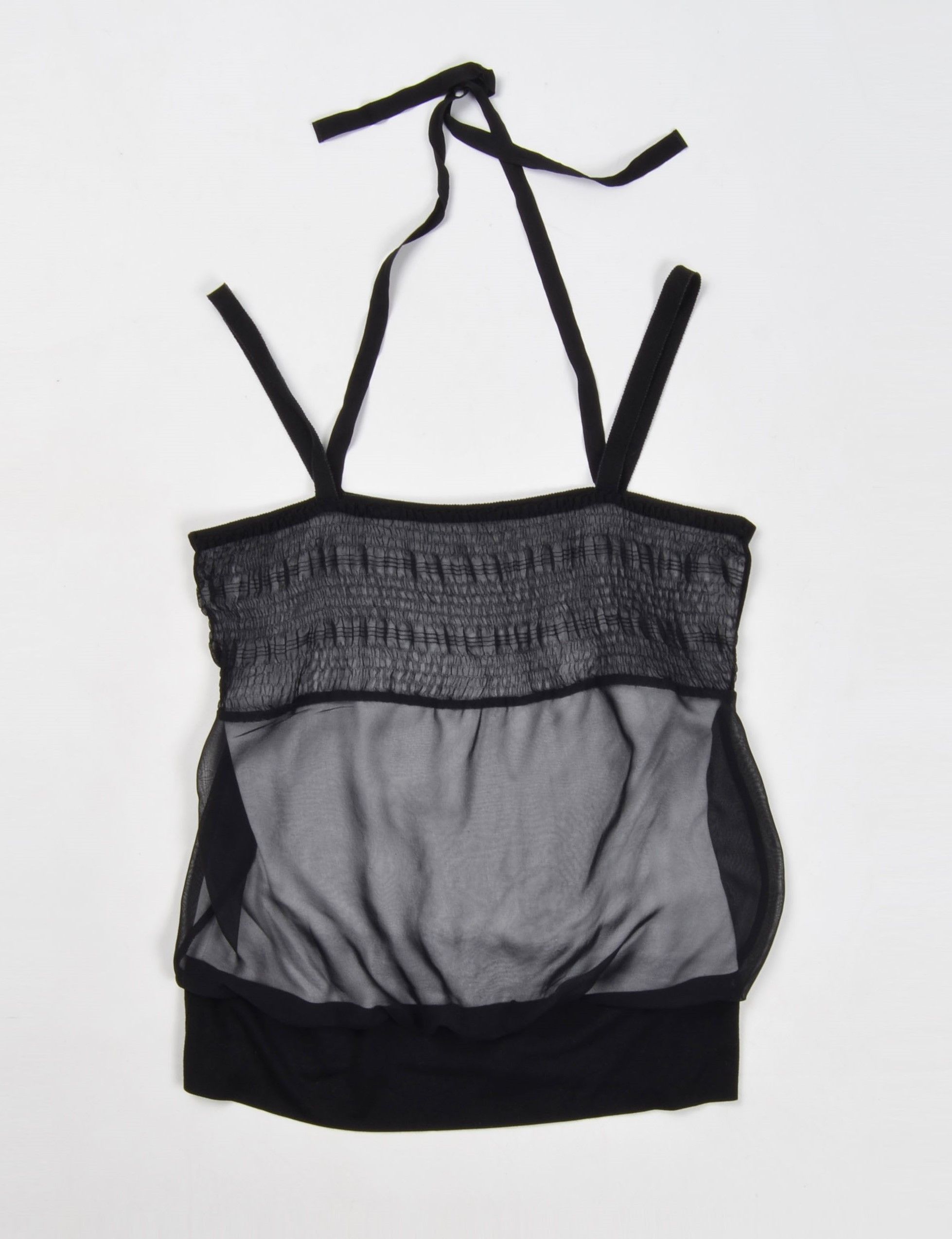 STRENESSE × Vintage Vintage Strenesse Gabriele Strehle Double Layer Mesh Top Size S / US 4 / IT 40 - 4 Thumbnail