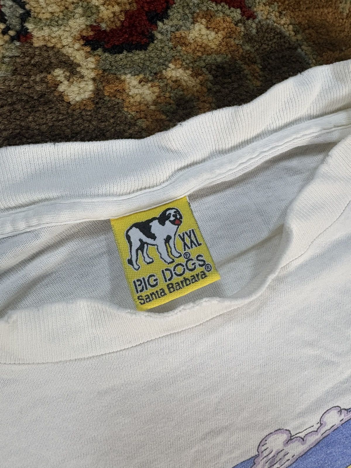 Big Dogs × Japanese Brand × Vintage Vintage 1994 Dog Graphic "LEAD FOLLOW" T-shirt Size US XXL / EU 58 / 5 - 3 Thumbnail