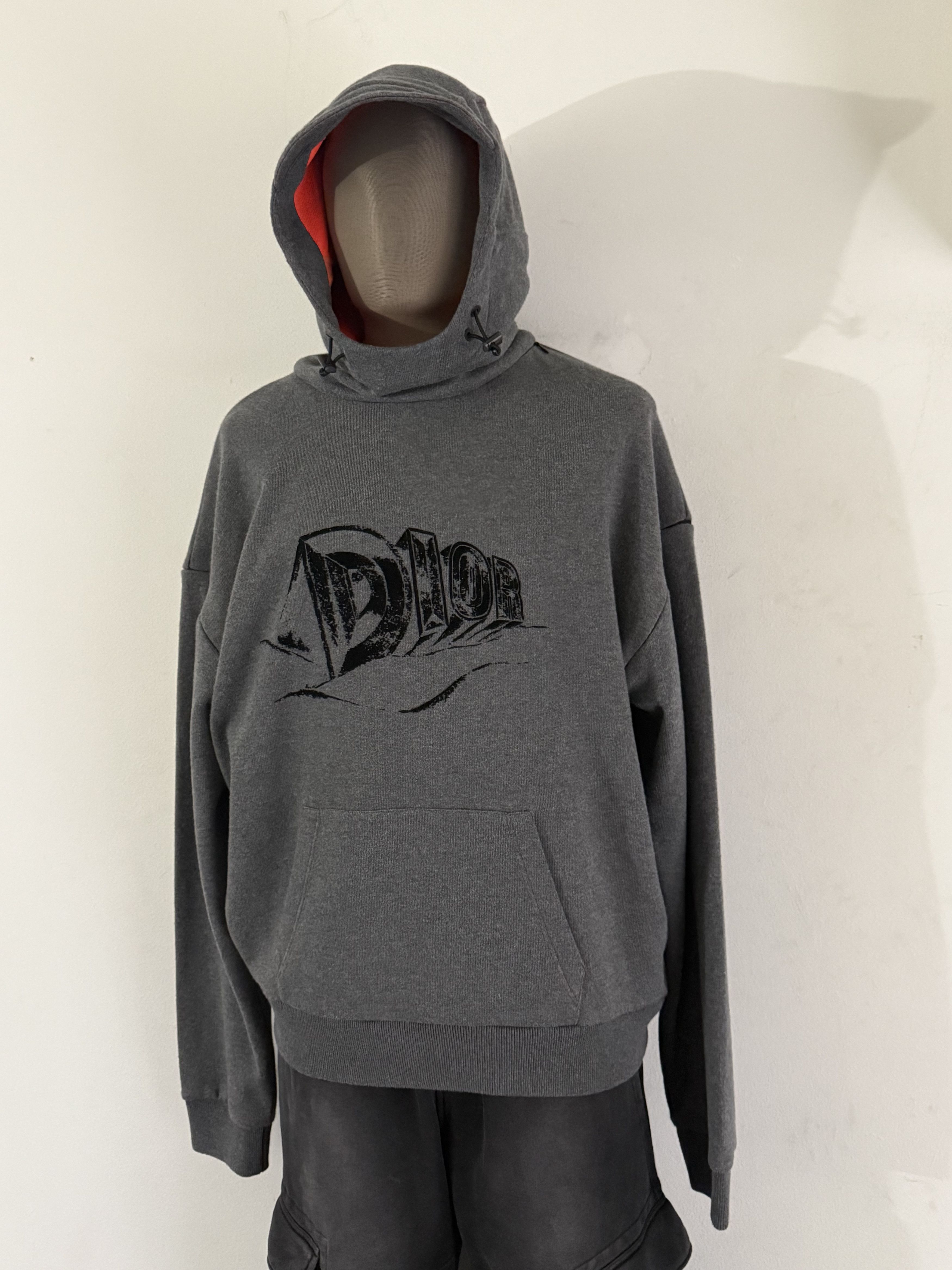 Dior Logo Hooded Sweatshirt Detachable Sleeves Size US L / EU 52-54 / 3 - 15 Thumbnail