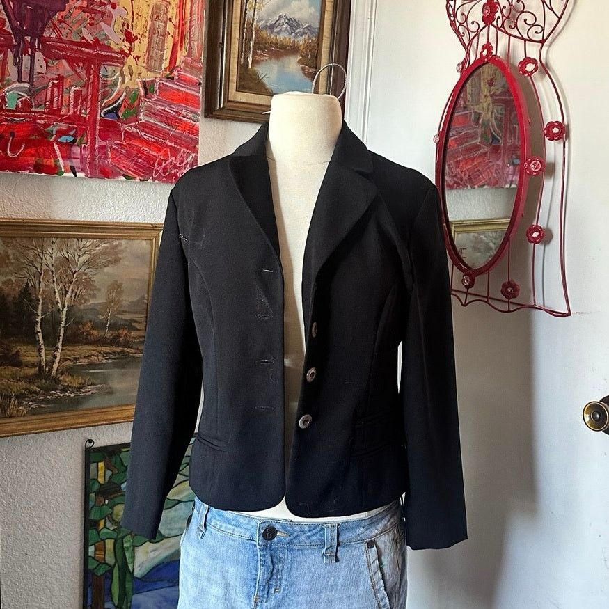 Other lois snyder dani max black button up blazer Size M / US 6-8 / IT 42-44 - 1 Thumbnail