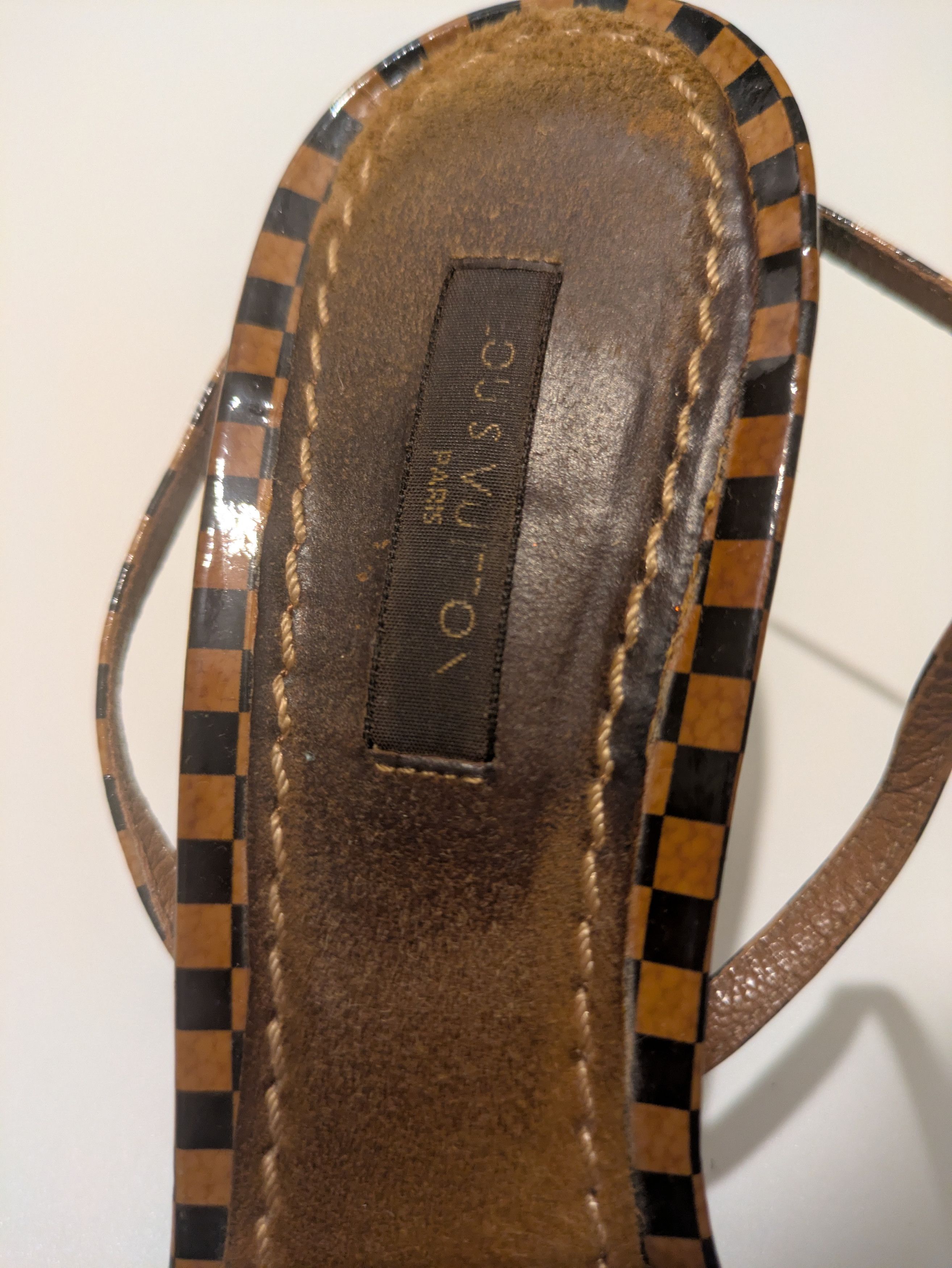 Louis Vuitton Vintage y2k Louis Vuitton heeled strappy sandals Size US 6 / IT 36 - 5 Thumbnail