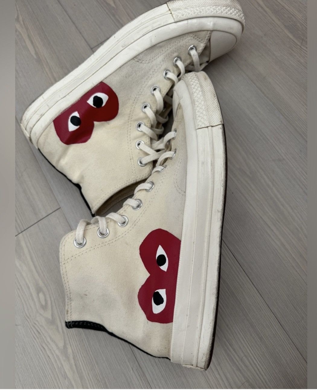 Cdg converse used hotsell