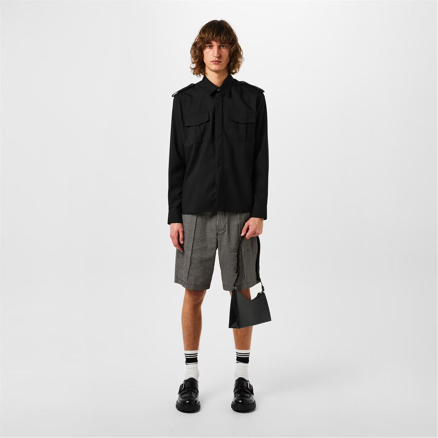 AMI o1g2r1mq0326 Military Shirt in Black Size US S / EU 44-46 / 1 - 5 Thumbnail