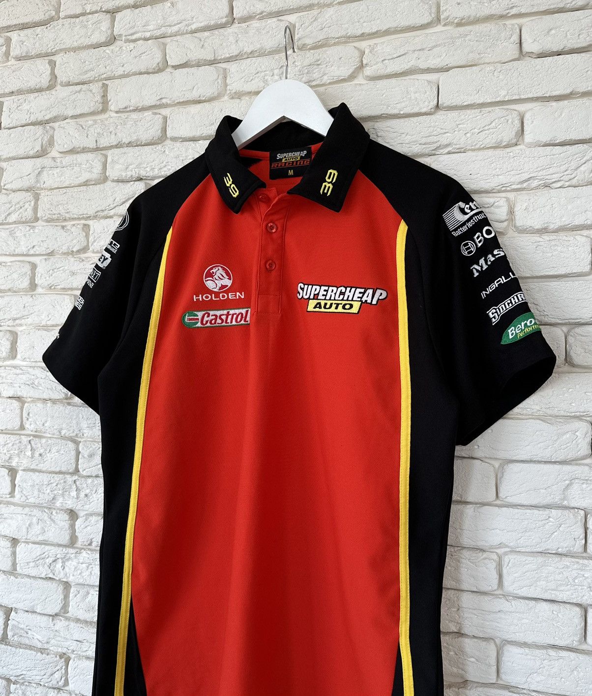 Vintage Super Cheap Auto Racing Team Polo Issue Shirt #39 Men's M Size US M / EU 48-50 / 2 - 3 Thumbnail