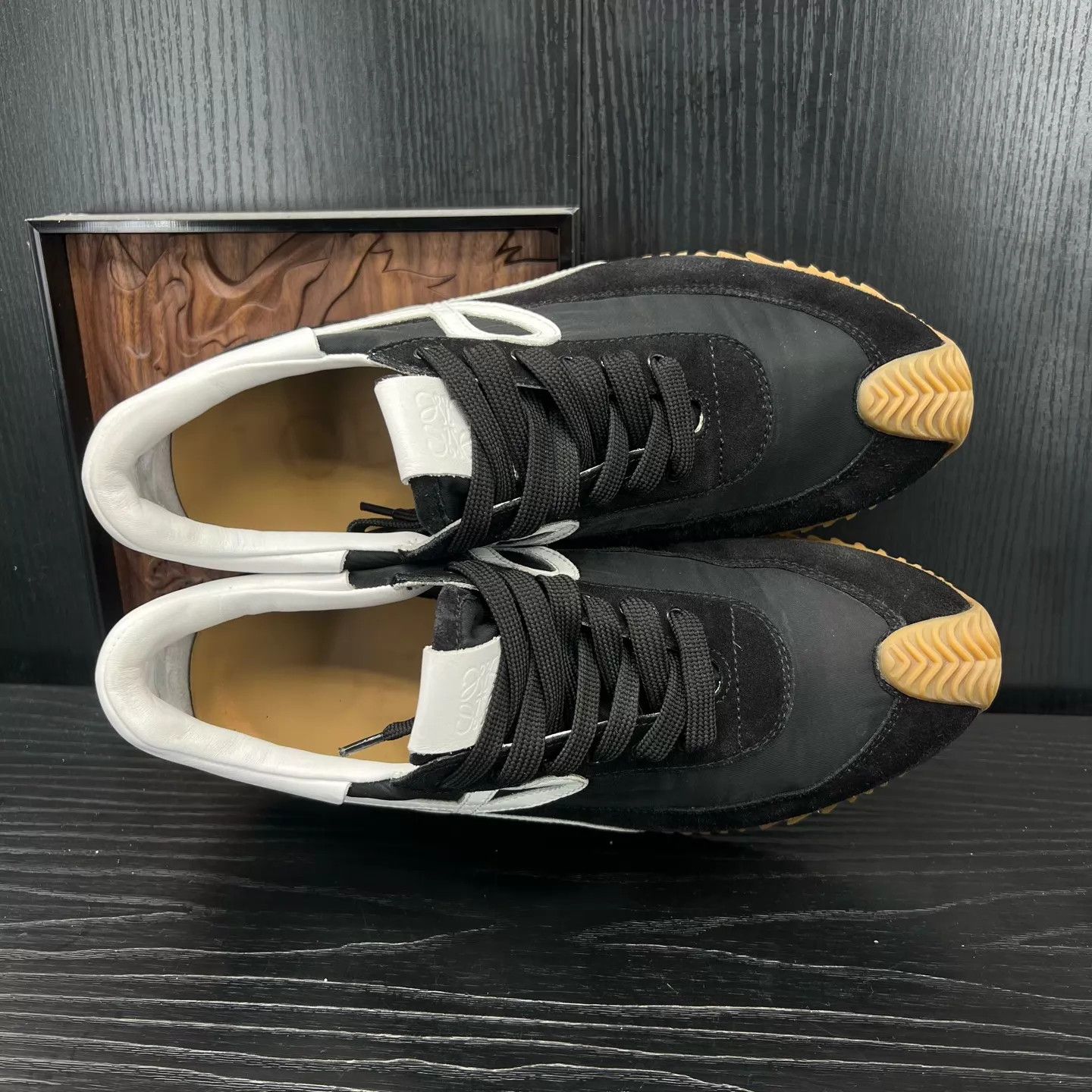 Rick Owens Loewe Runner Black & White 41 Mint OG Box Size US 8 / EU 41 - 2 Thumbnail