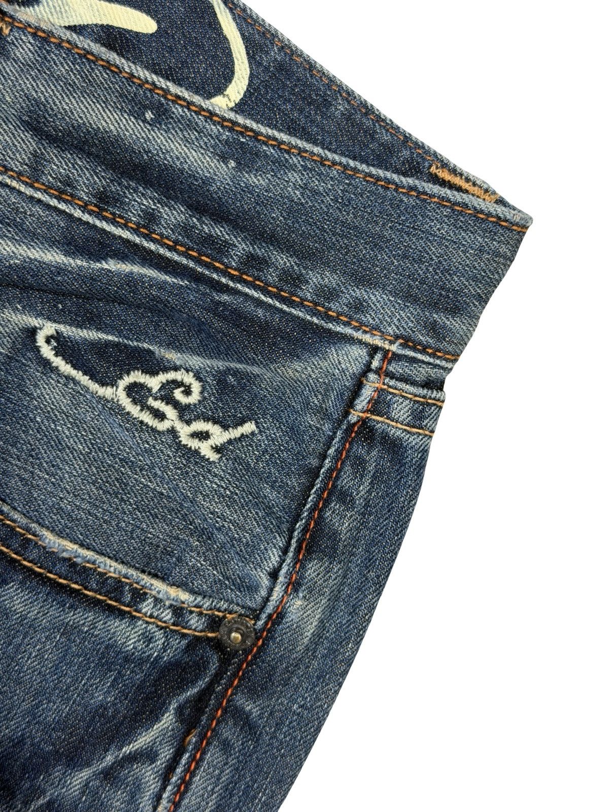 Ed Hardy Ed Hardy big embroidery Tattoo Size US 31 - 14 Thumbnail