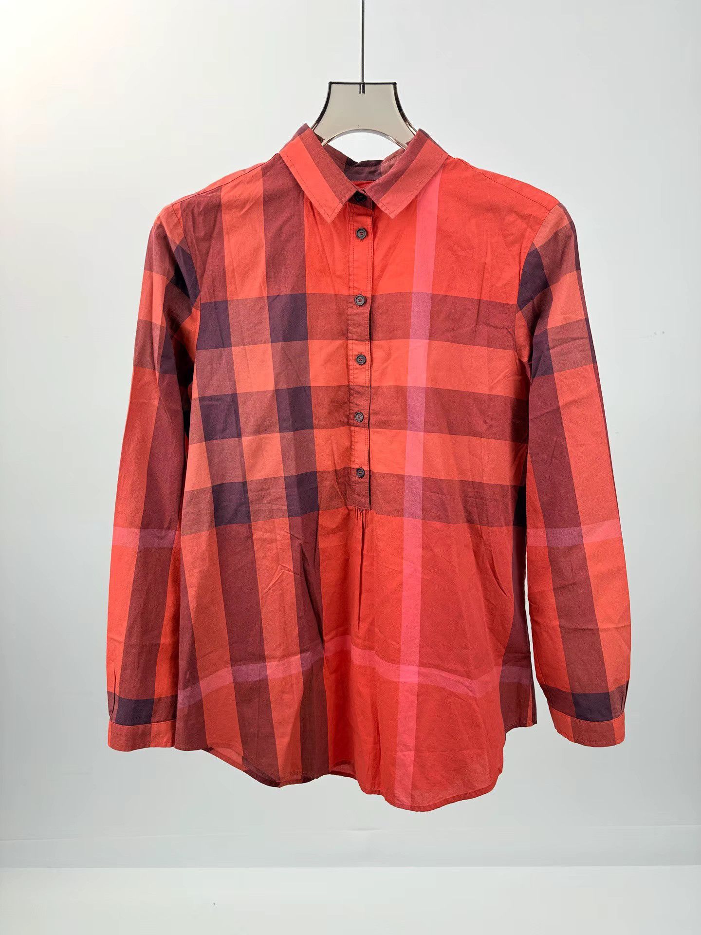 Burberry BURBERRY Check Long Sleeve Shirt K1 Size US S / EU 44-46 / 1 - 1 Thumbnail