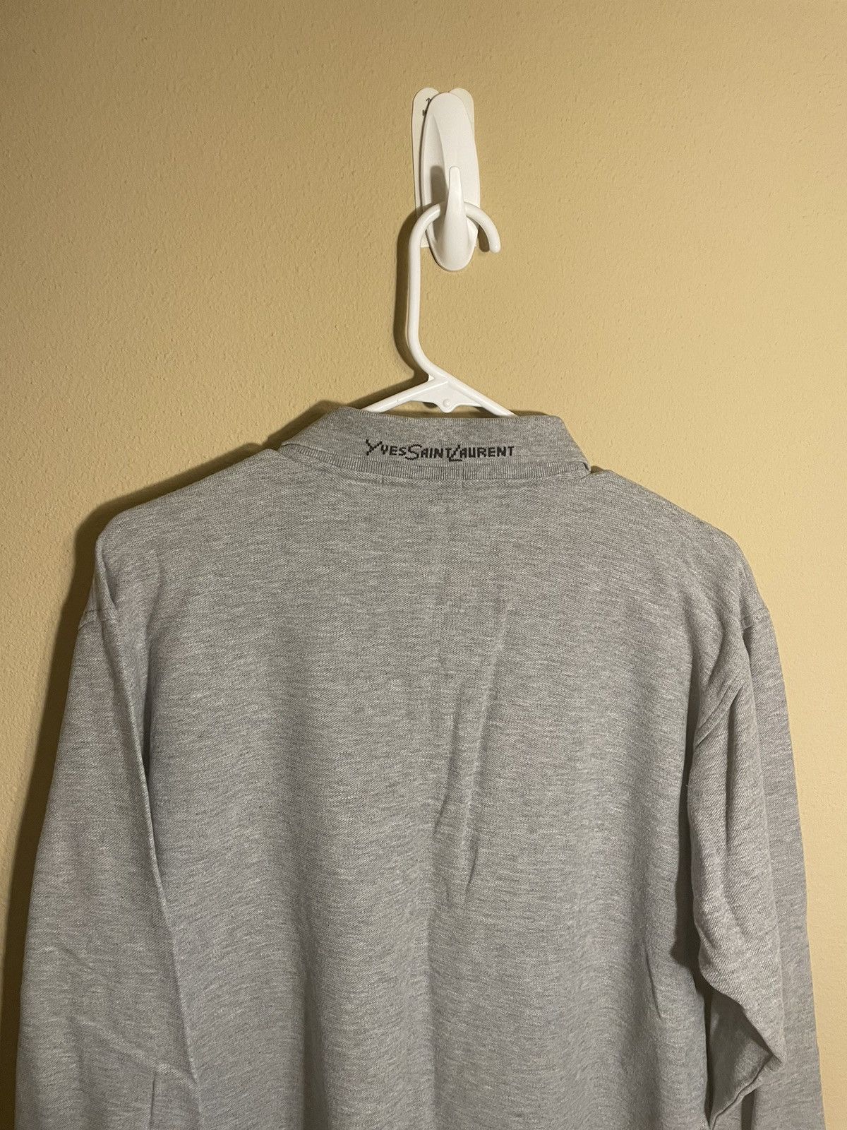 Yves Saint Laurent YSL Longsleeve Polo Size US L / EU 52-54 / 3 - 3 Thumbnail