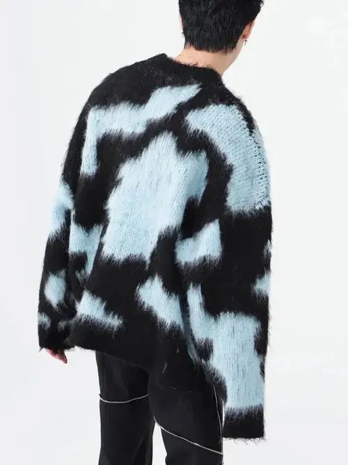 Japanese Brand × Vintage Knit streetwear sweater pullover y2k style oversized Size US L / EU 52-54 / 3 - 3 Thumbnail