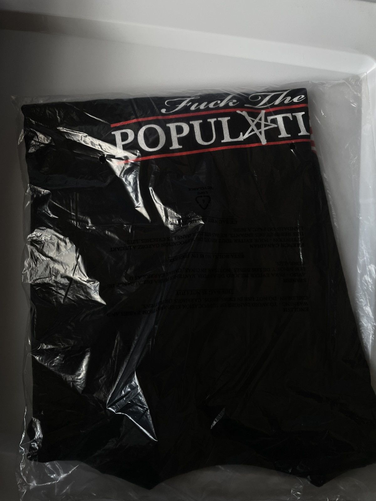 Fuck The Population FTP DISTRESS FLAG TEE LARGE Size US L / EU 52-54 / 3 - 3 Thumbnail