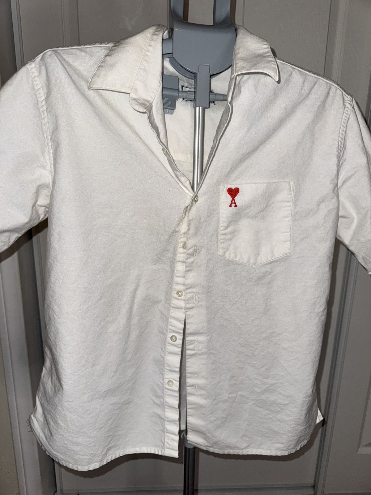 AMI Ami Short Sleeve Button Up Shirt size 41 Size US M / EU 48-50 / 2 - 1 Thumbnail