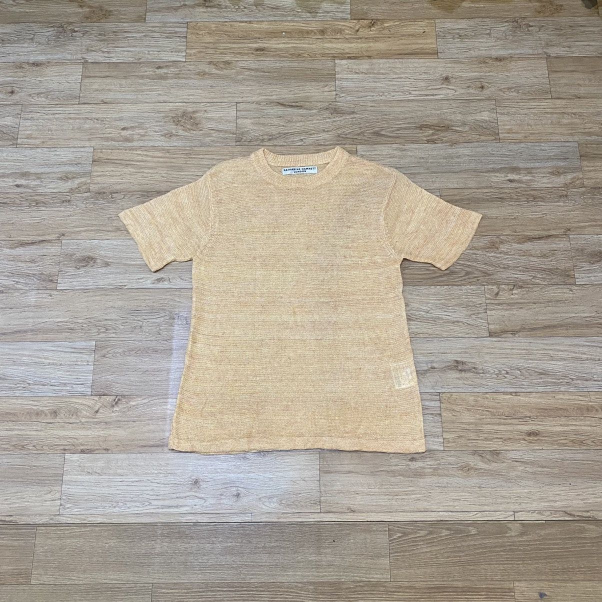 Katharine Hamnett London 2000s Khatharine hammnett - Knit Lusi Tee Size S / US 4 / IT 40 - 1 Thumbnail
