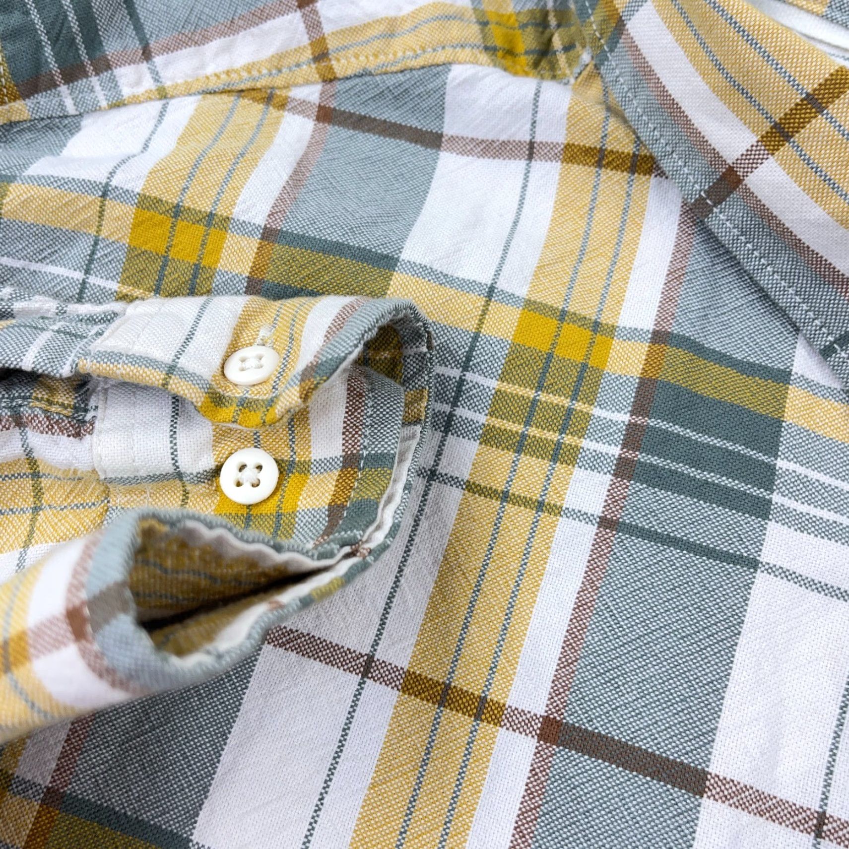 The North Face North Face Shirt Men 2XL Yellow Plaid Button Up Oxford Cloth Hiking Size US XXL / EU 58 / 5 - 6 Thumbnail