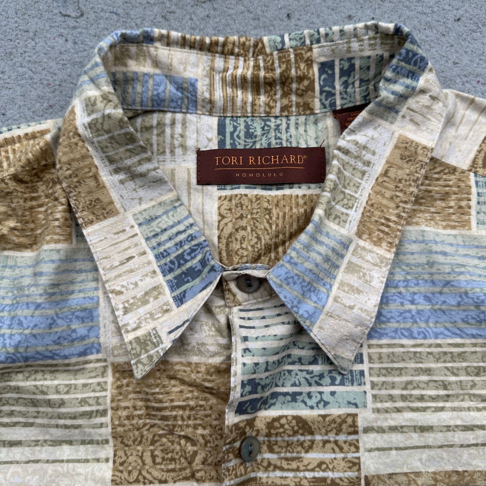 Tori Richard Tori Richard Honolulu Hawaiian Button Shirt Mens 2XL Blue Size US XXL / EU 58 / 5 - 8 Thumbnail