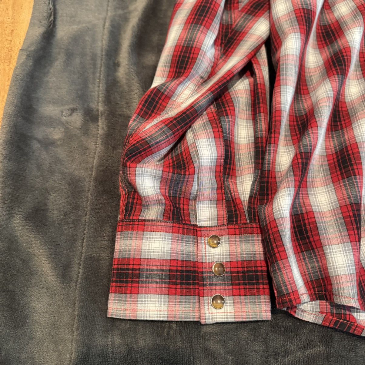 Pendleton Red Plaid Pendleton Western Pearl Snap Button Up Shirt XXL Size US XXL / EU 58 / 5 - 4 Thumbnail
