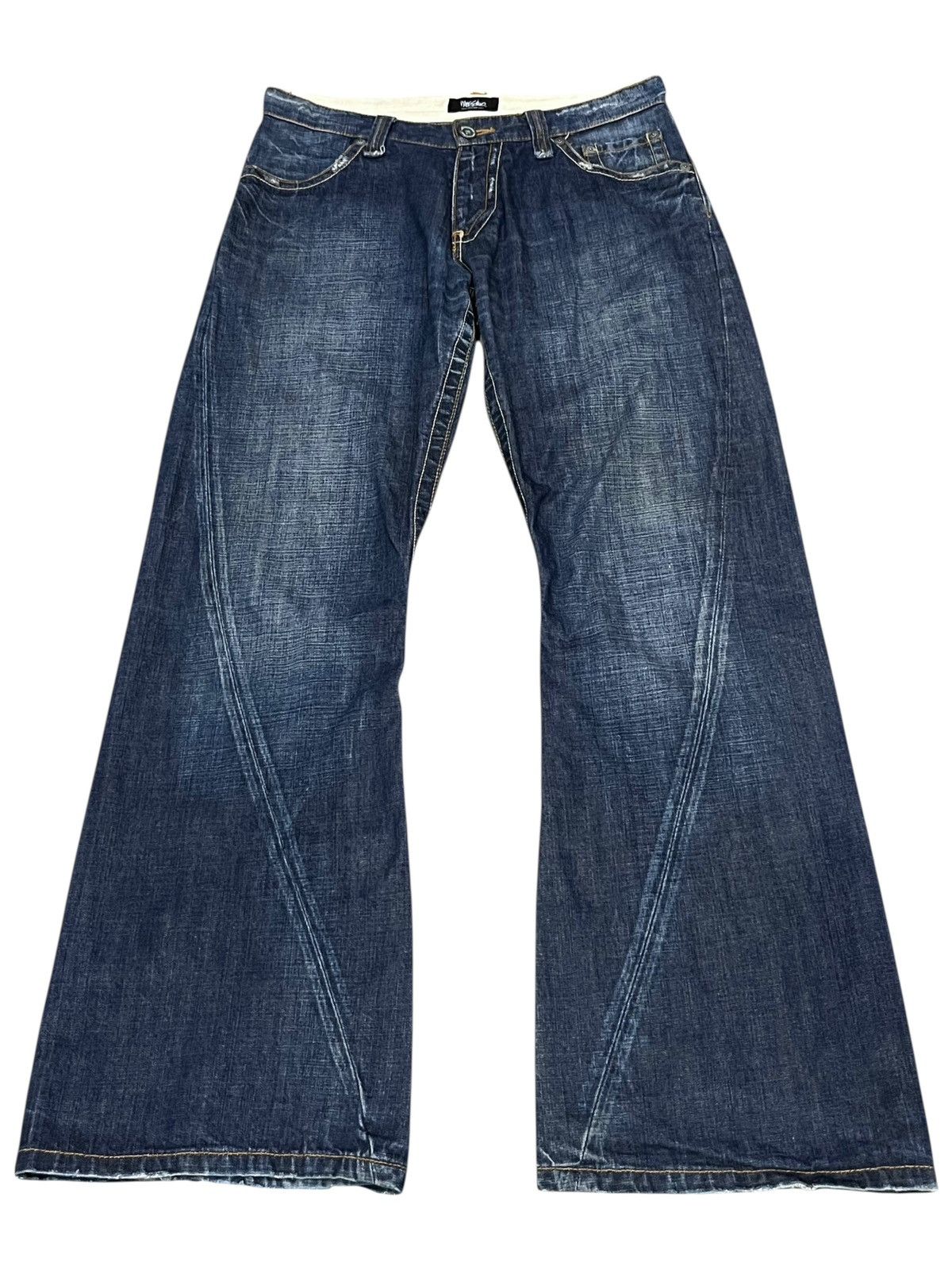 Mossimo Vintage Mossimo Super Flare Wide Leg Jeans Y2K Size US 32 / EU 48 - 2 Thumbnail
