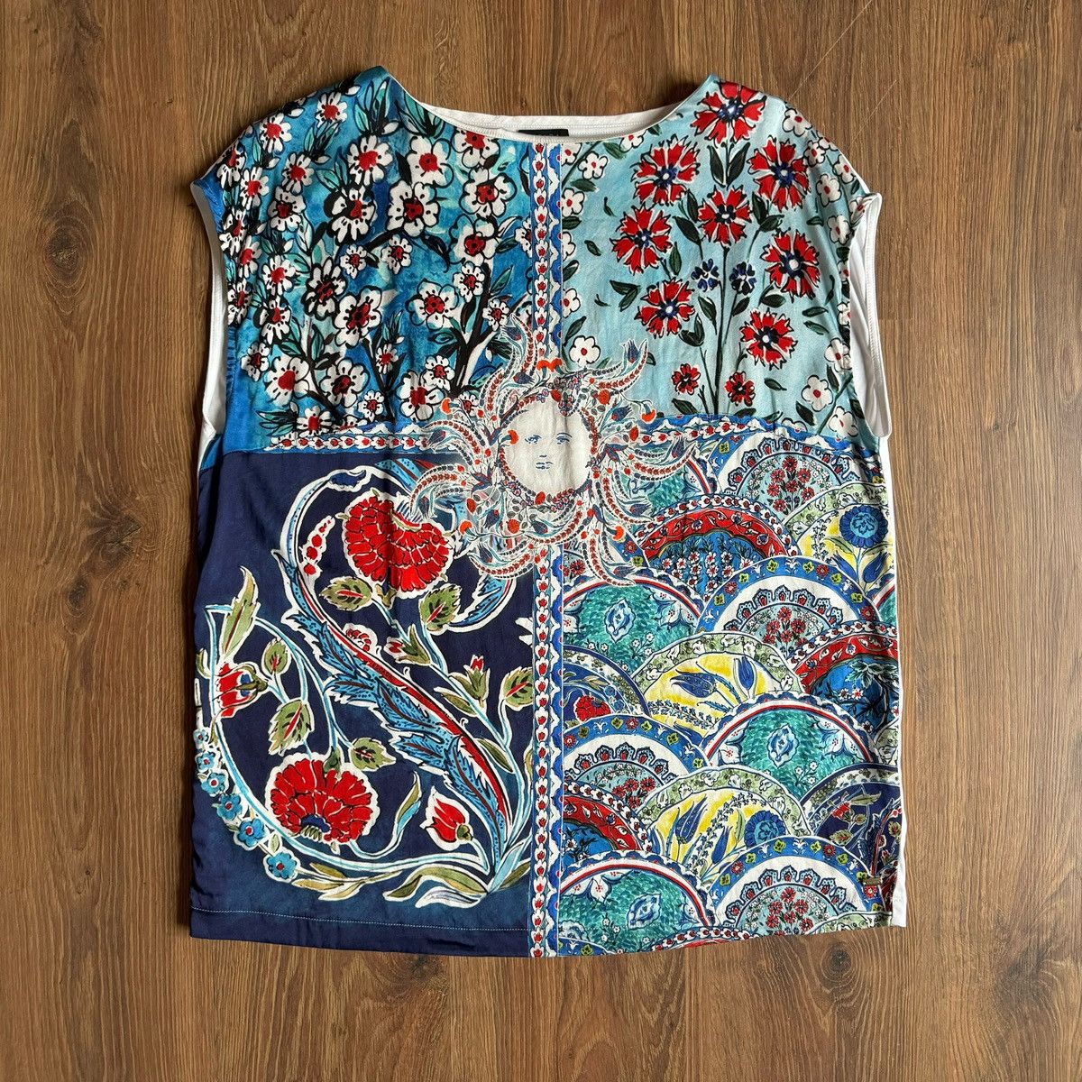 Escada Escada Silk Graphic Blouse Women’s L Size L / US 10 / IT 46 - 1 Thumbnail