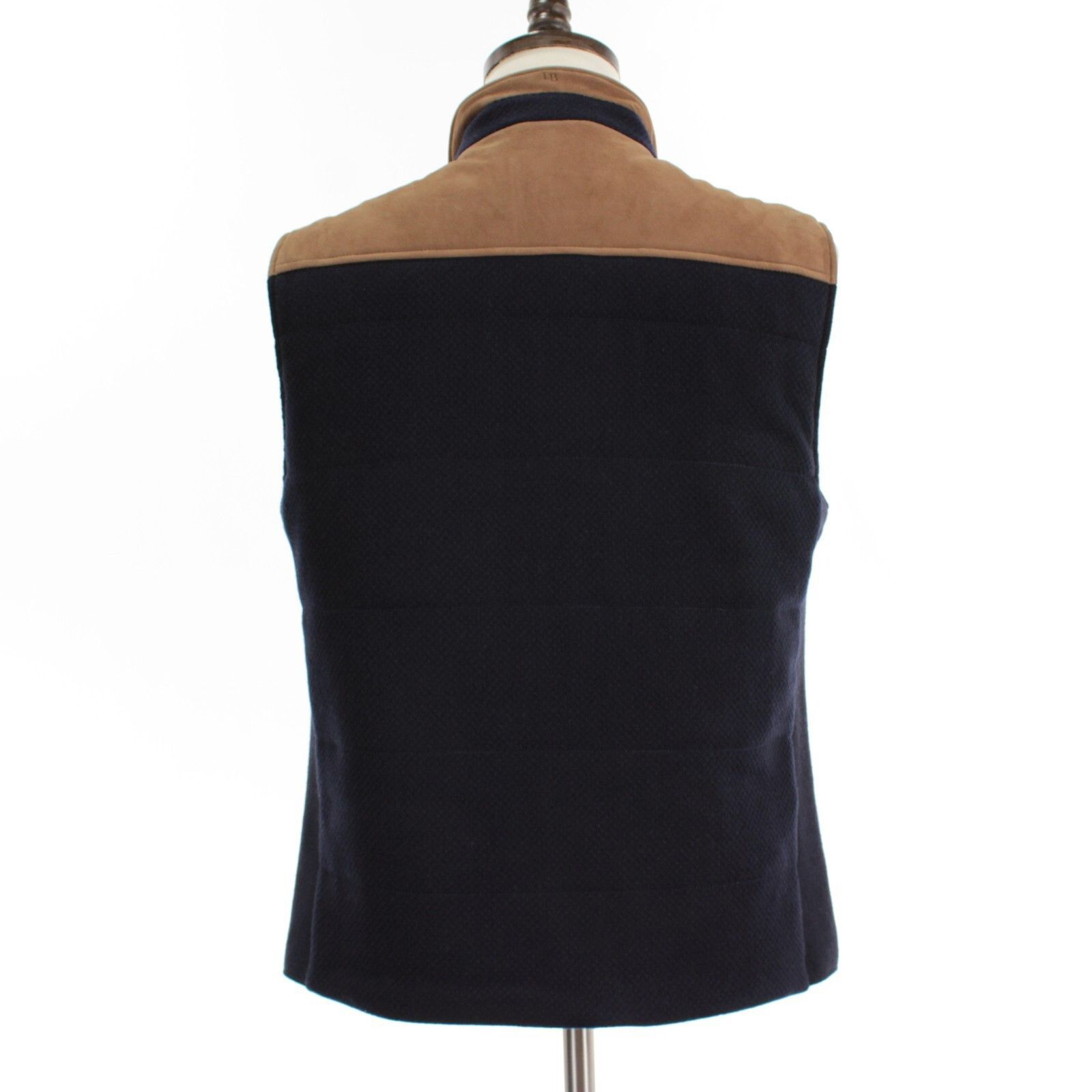 Luciano Barbera Luciano Barbera Vest Size M US In Blue Wool Size US M / EU 48-50 / 2 - 4 Thumbnail