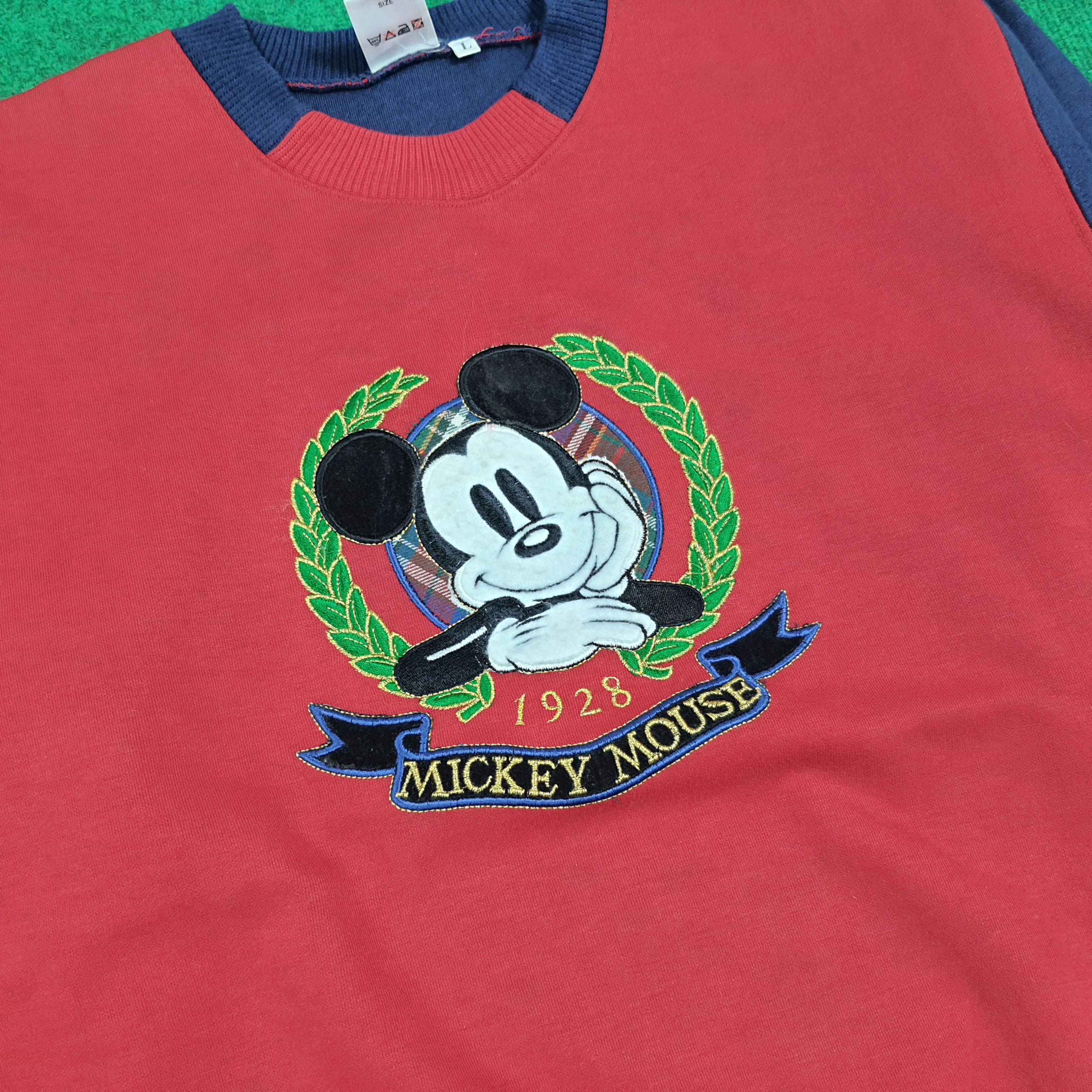 Mickey Unlimited Vintage 90s Disney Mickey Mouse Sweatshirt C279N6 Size US M / EU 48-50 / 2 - 2 Thumbnail