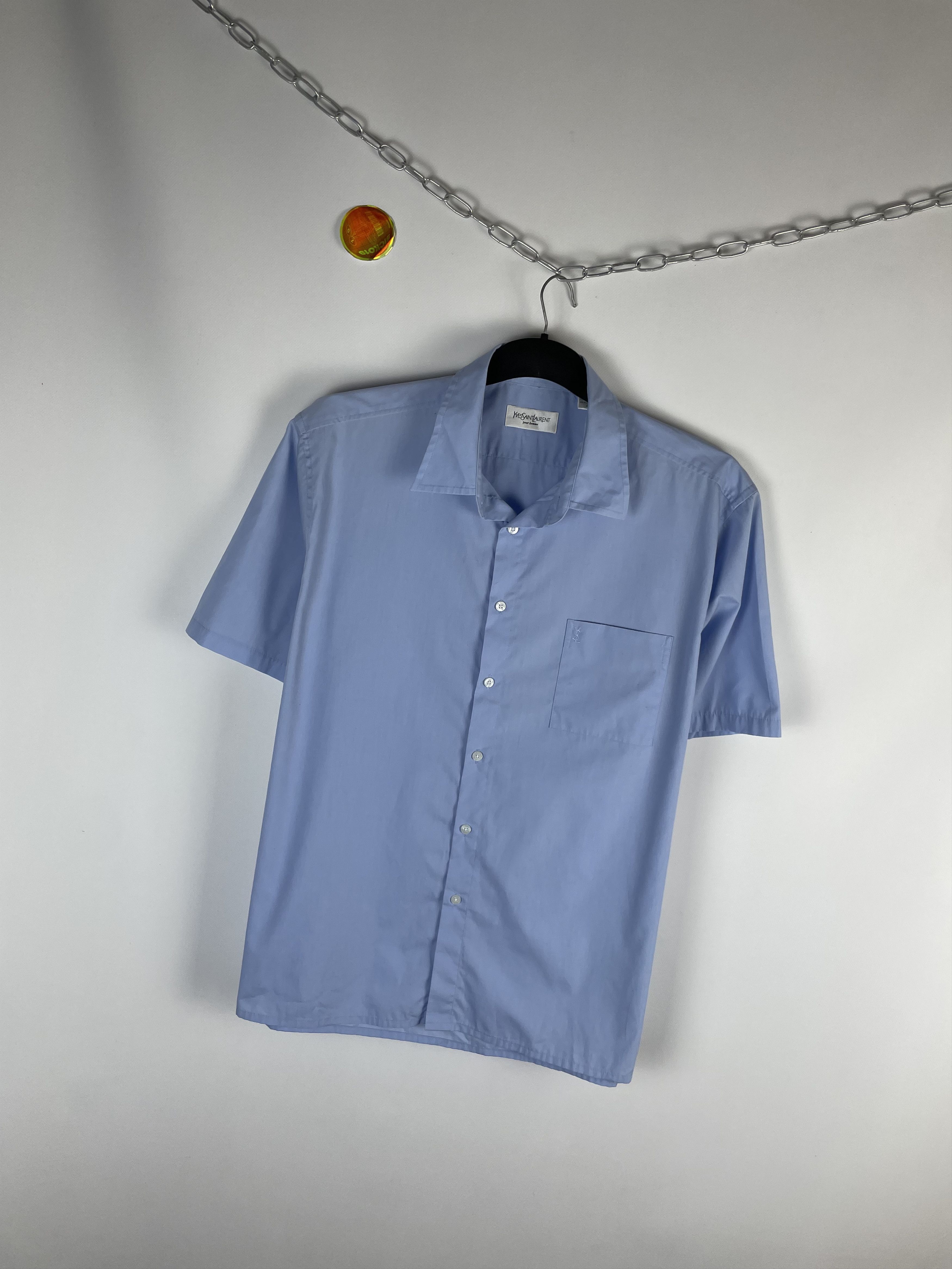 Vintage × Yves Saint Laurent Vintage Yves Saint Laurent Ysl Pour Homme Shirt Size US XL / EU 56 / 4 - 2 Thumbnail