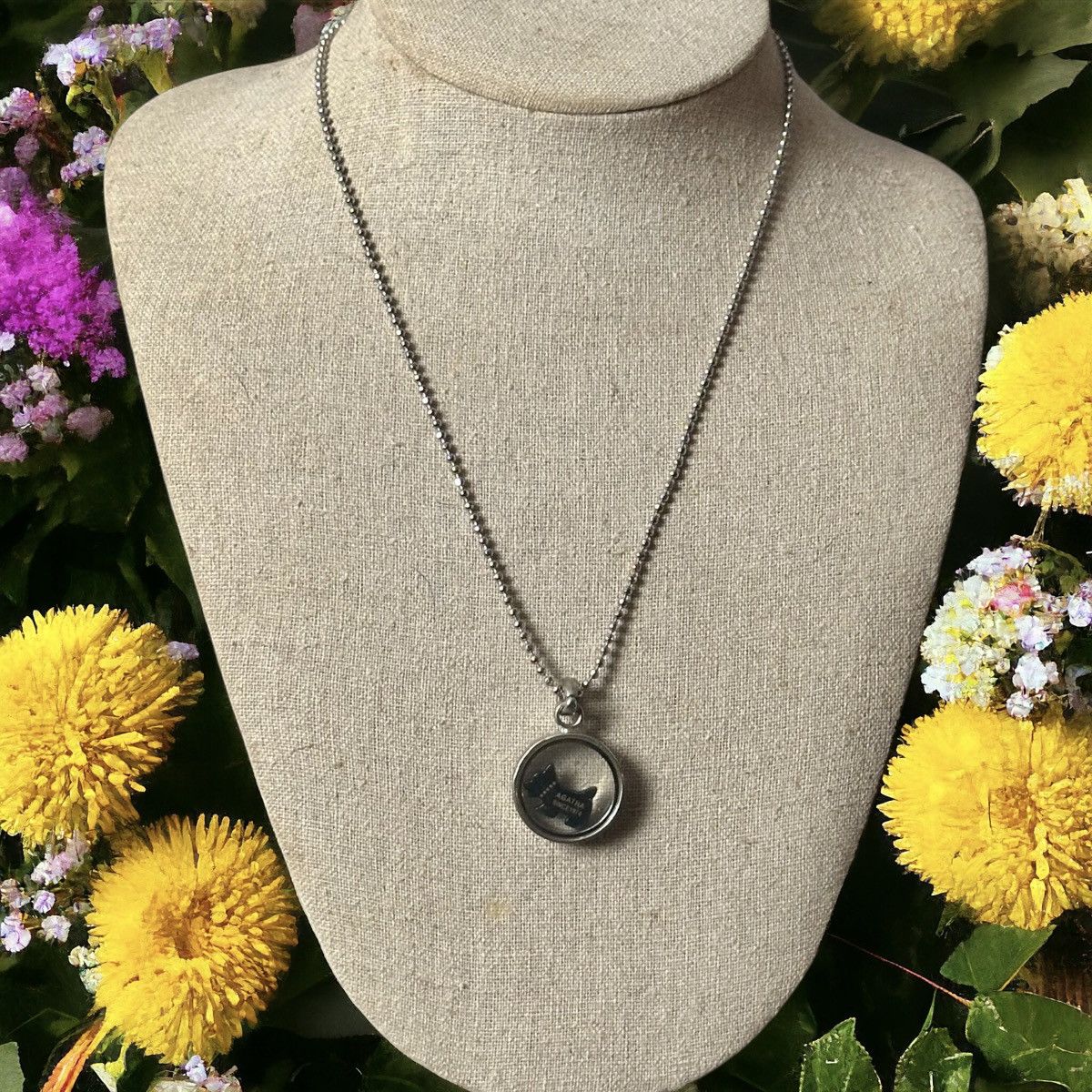 Other × Vintage Vintage Agatha Paris clear pendant black dog necklace Size ONE SIZE - 1 Thumbnail