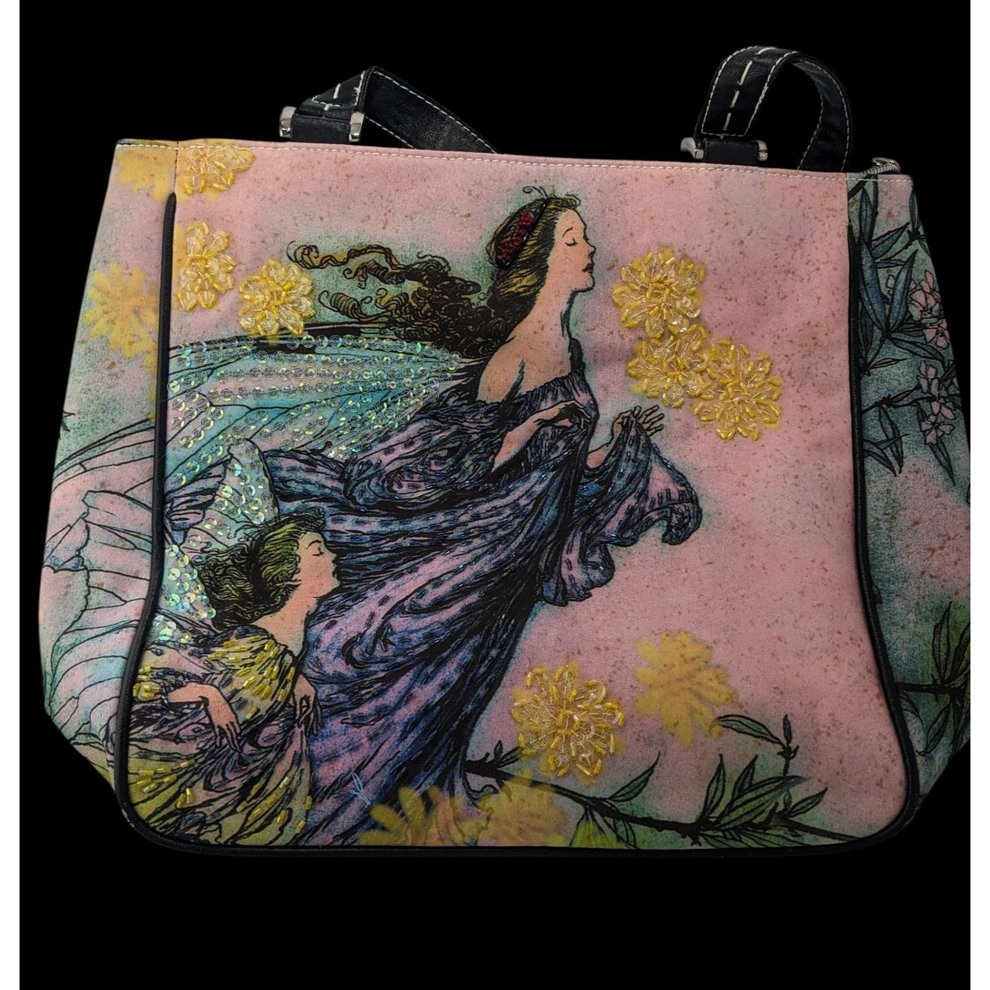 Other Far Nine X Isabella Fiore Pink Fairy Art Shoulder Bag With E Size ONE SIZE - 1 Thumbnail