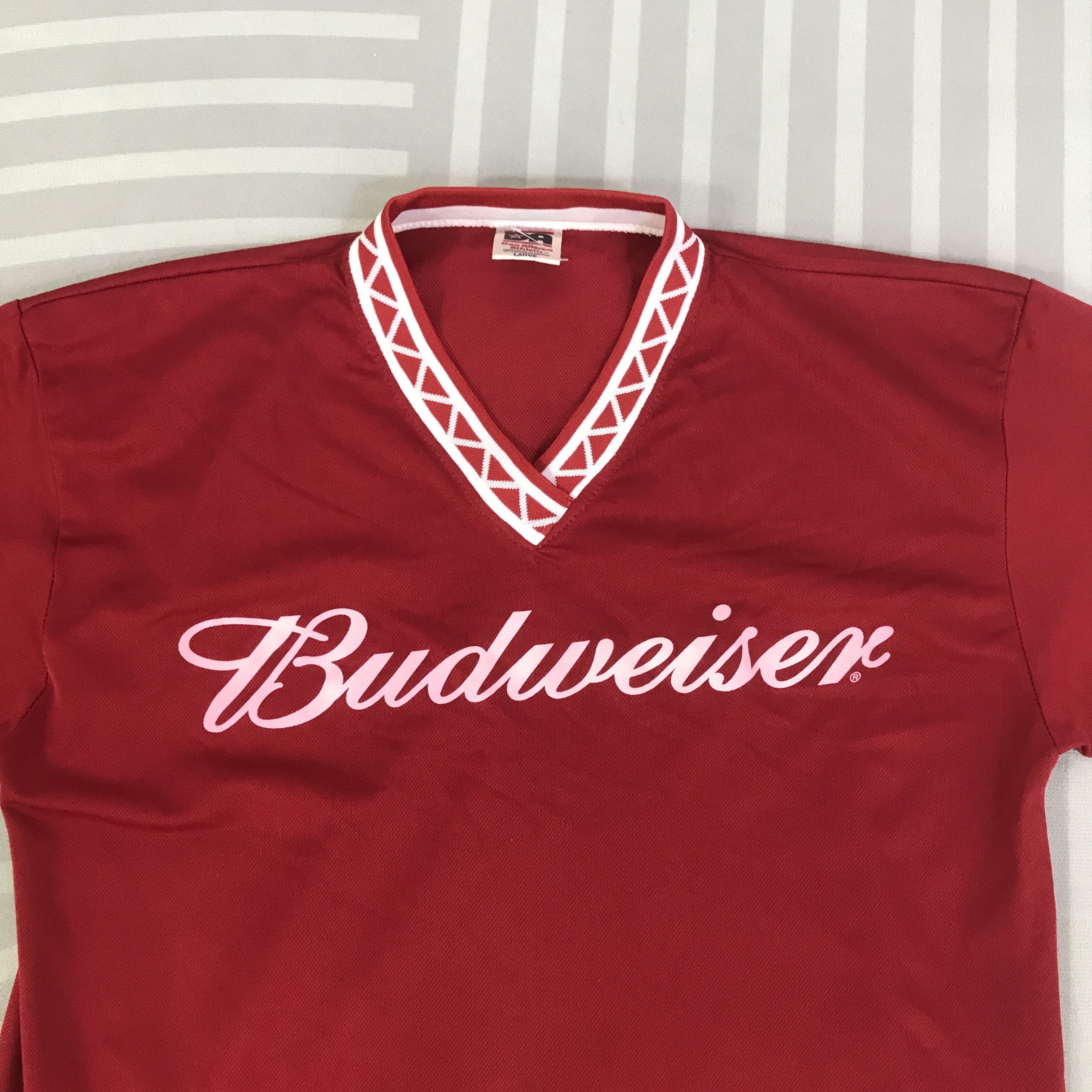 Budweiser Budweiser 2002 Fifa Worldcup Korea Jersey shirt K117B22 Size US L / EU 52-54 / 3 - 2 Thumbnail